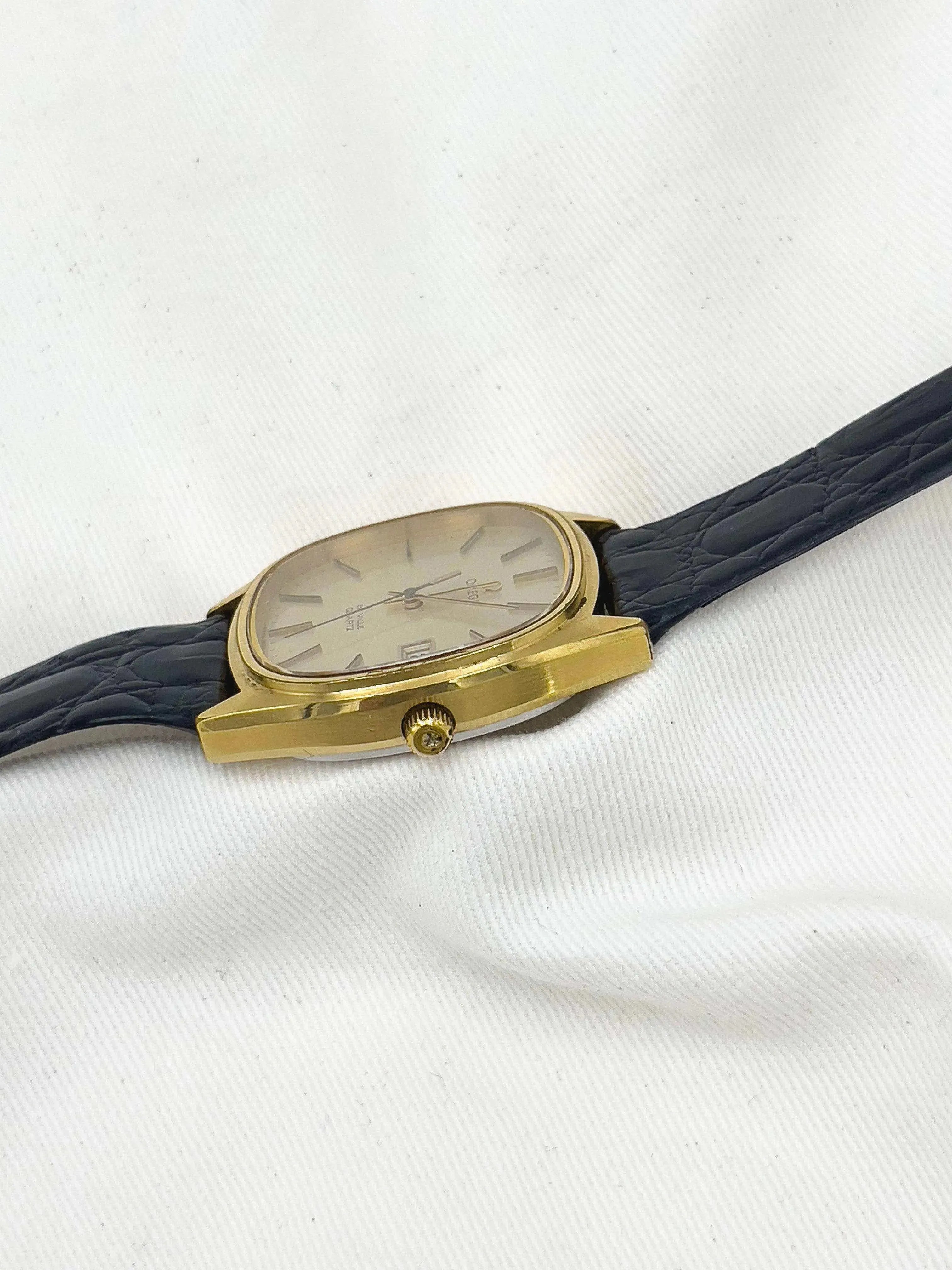 Omega - De Ville Gold date - 1976 - Atelier Victor Paris - Vintage Watch Shop Dubai