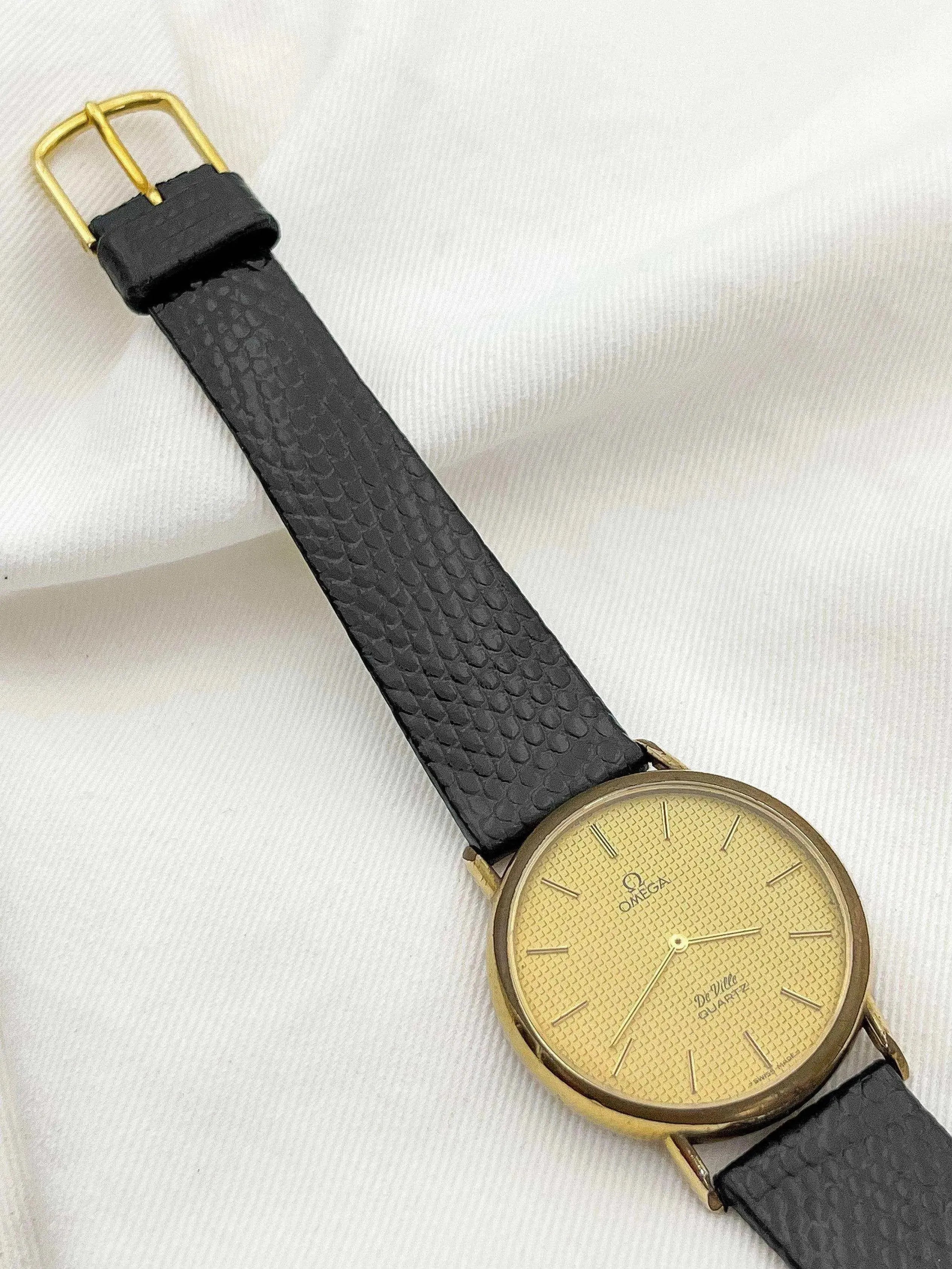 Omega - De Ville Gold Dial - 1981 - Atelier Victor Paris - Vintage Watch Shop Dubai
