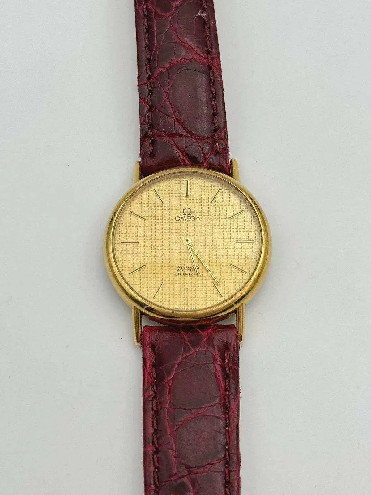 Omega - De Ville Gold Tapisserie - 1970s - Atelier Victor - Vintage Shop