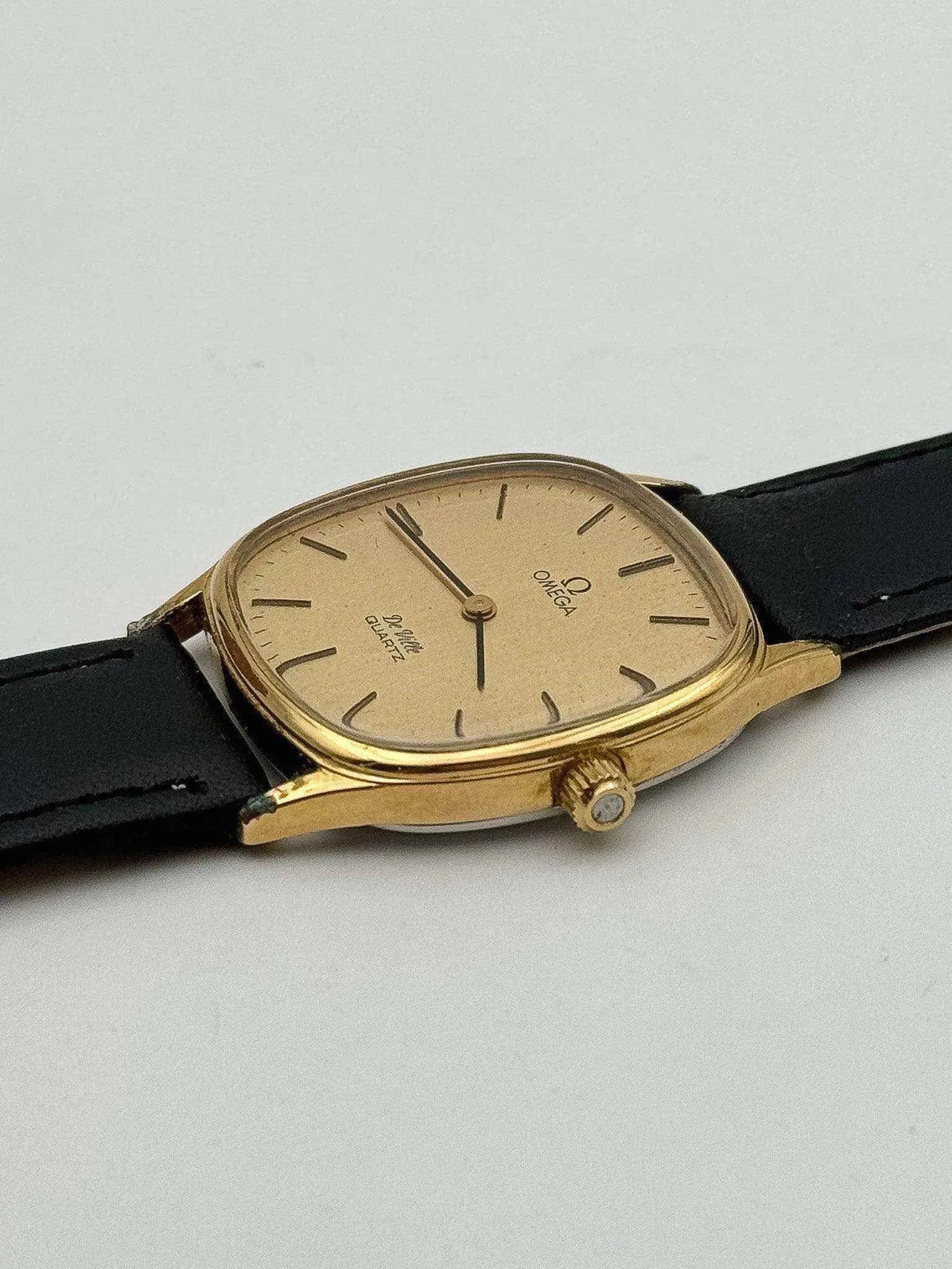 Omega - De Ville Gold Tonneau - 1978 - Atelier Victor Paris - Vintage Watch Shop Dubai