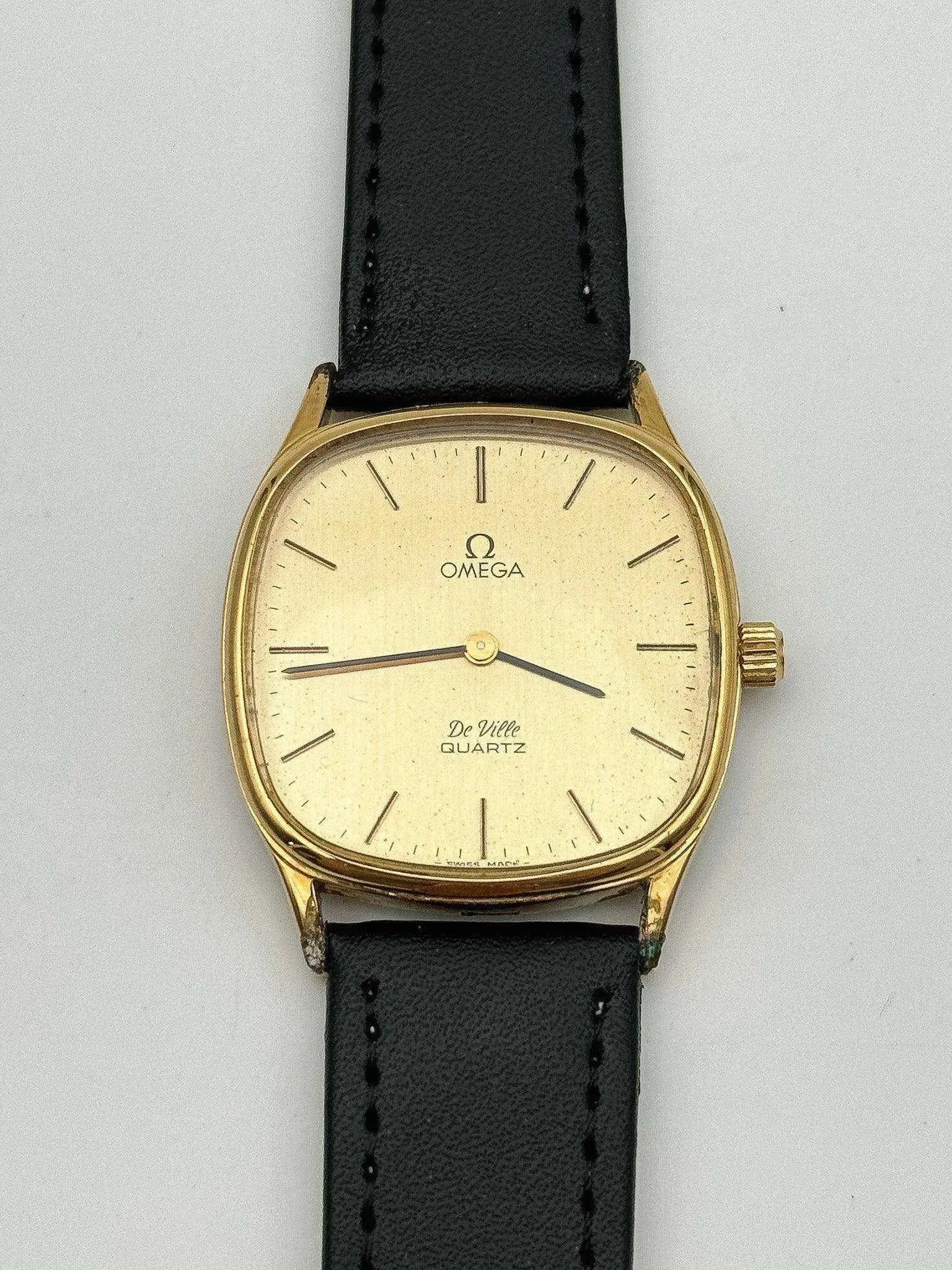 Omega - De Ville Gold Tonneau - 1978 - Atelier Victor Paris - Vintage Watch Shop Dubai