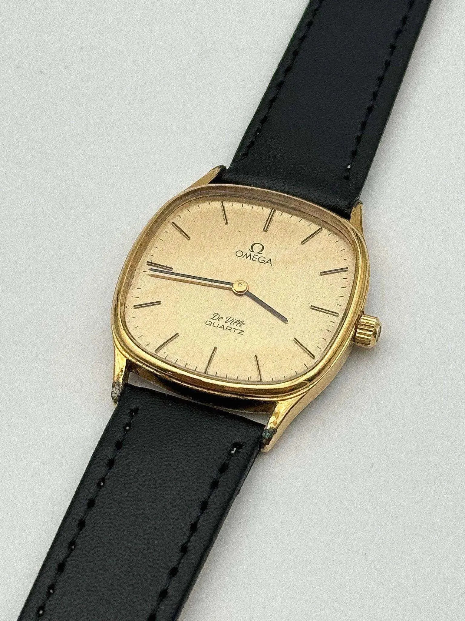 Omega - De Ville Gold Tonneau - 1978 - Atelier Victor Paris - Vintage Watch Shop Dubai