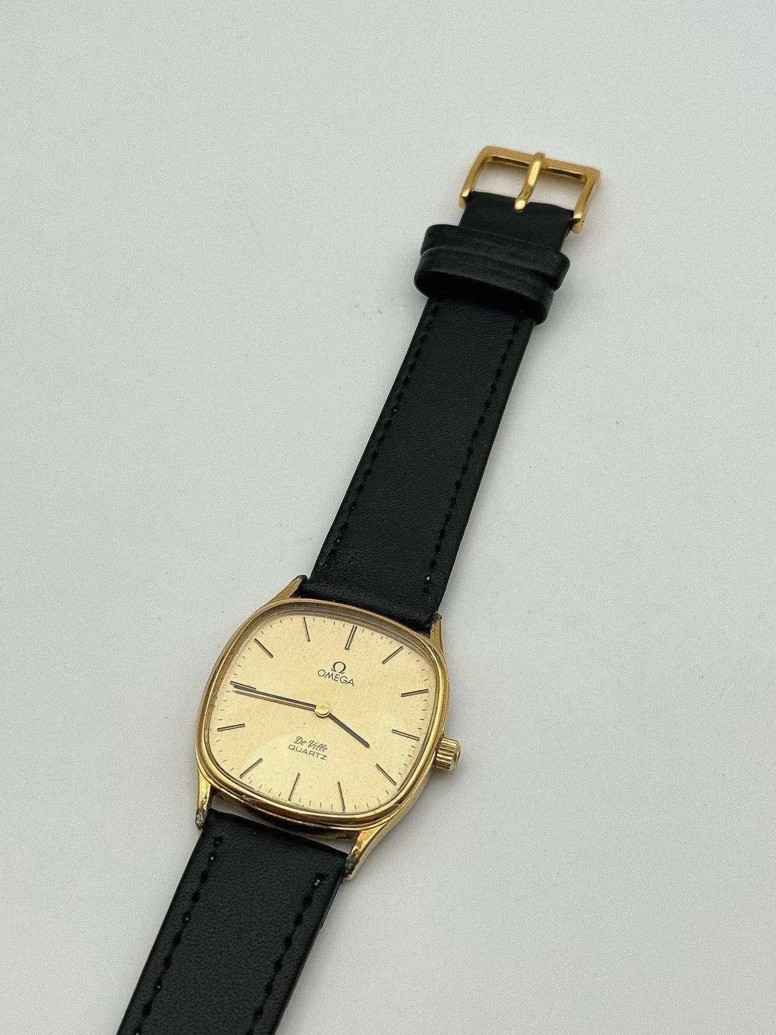 Omega - De Ville Gold Tonneau - 1978 - Atelier Victor Paris - Vintage Watch Shop Dubai