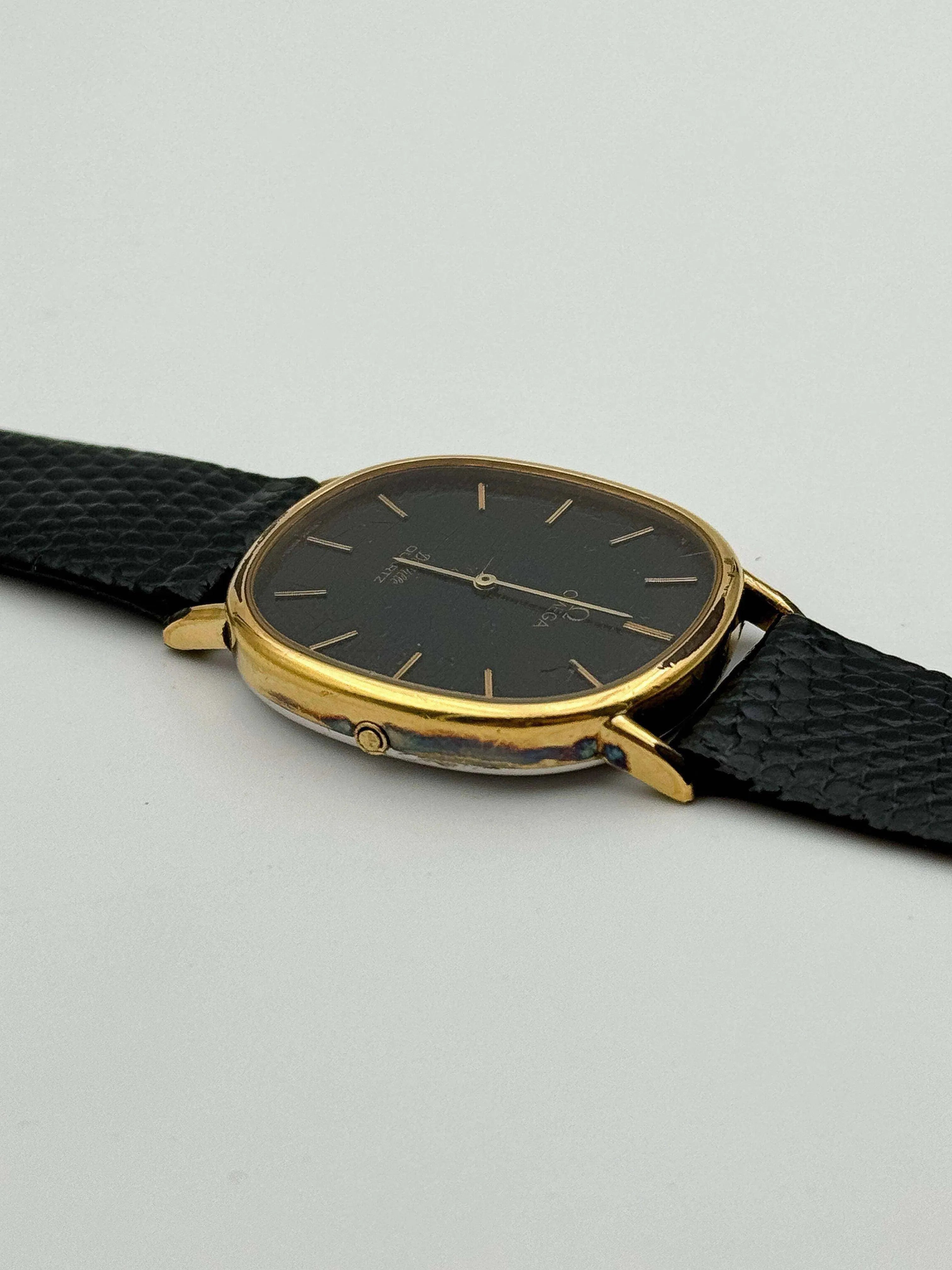 Omega - De Ville Noir Tapissée Spider - 1979 - Atelier Victor Paris - Vintage Watch Shop Dubai