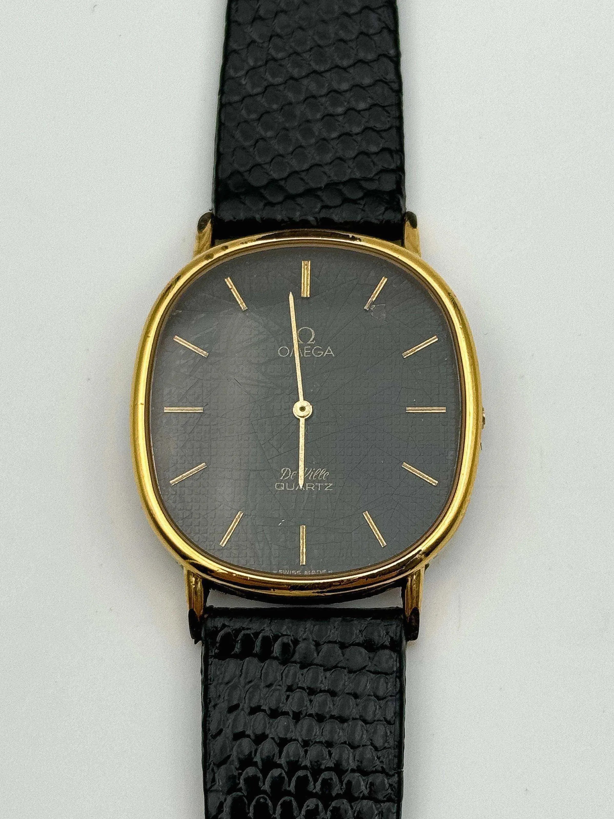 Omega - De Ville Noir Tapissée Spider - 1979 - Atelier Victor Paris - Vintage Watch Shop Dubai