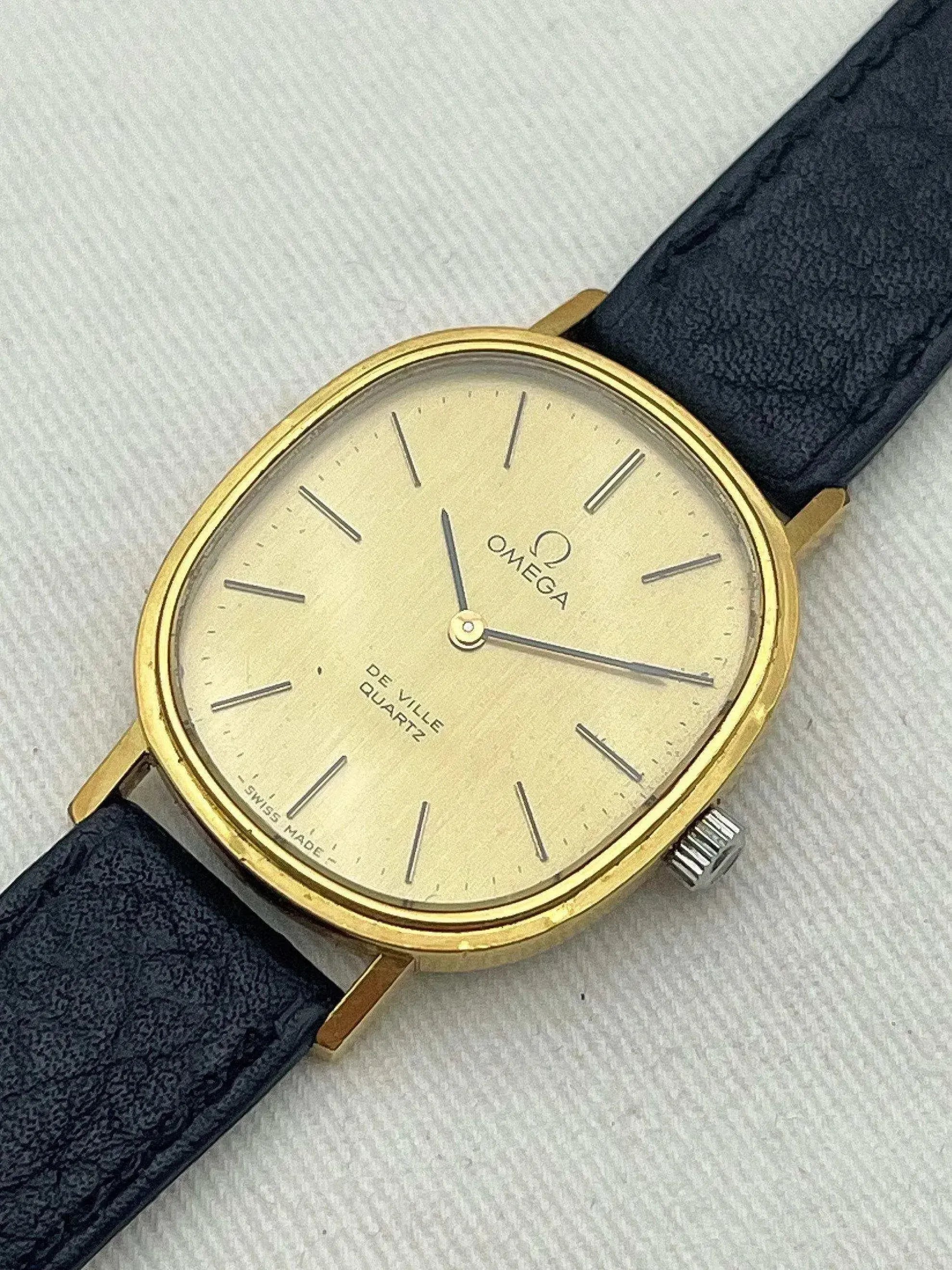 Omega - De Ville Oval Gold Quartz - 1977 - Atelier Victor