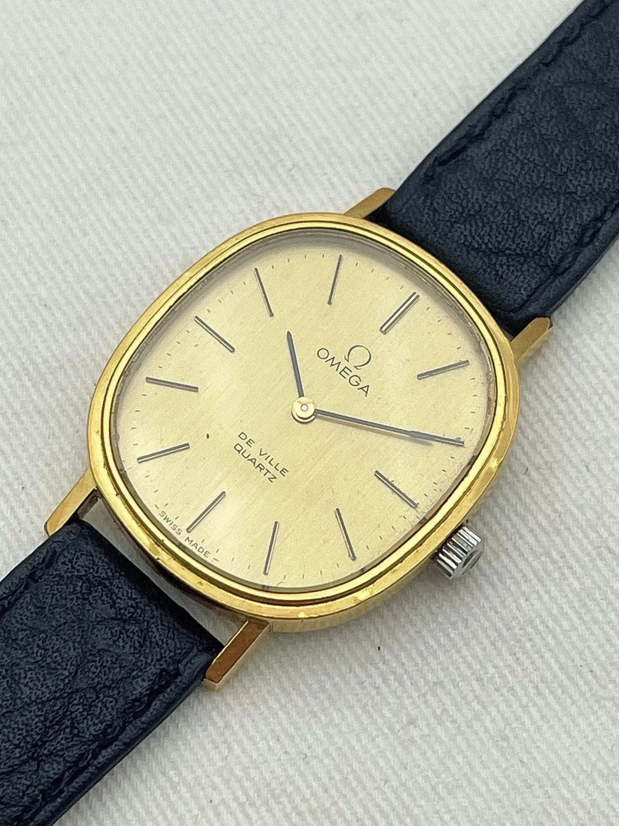 Omega - De Ville Oval Gold Quartz - 1977 - Atelier Victor