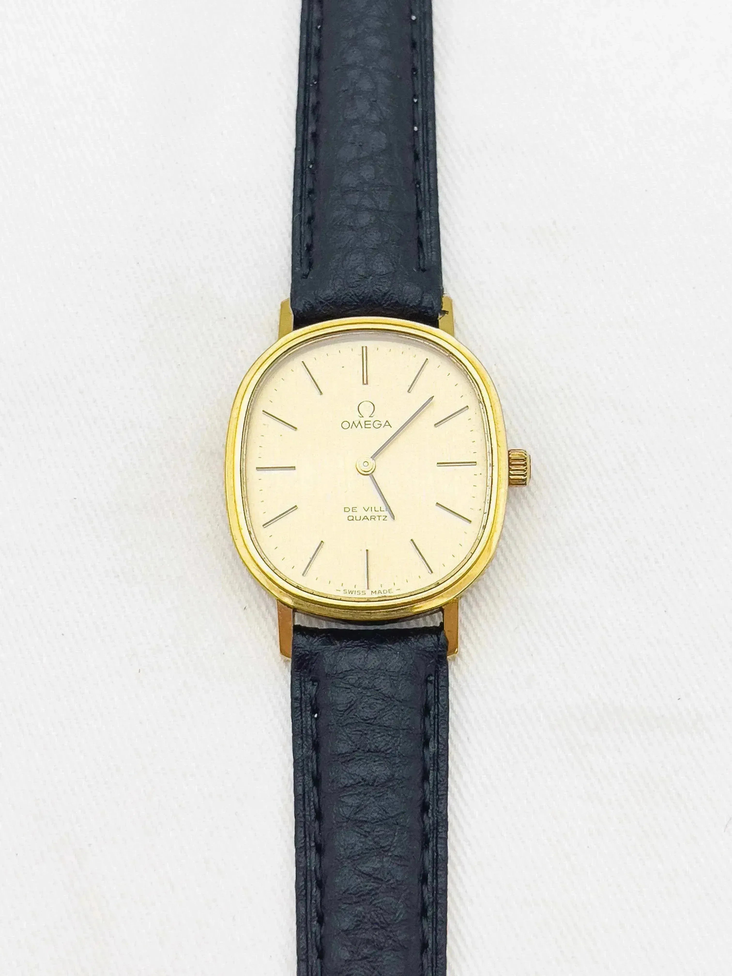 Omega - De Ville Ovale Plaqué or - 1975 - Atelier Victor - Vintage Shop