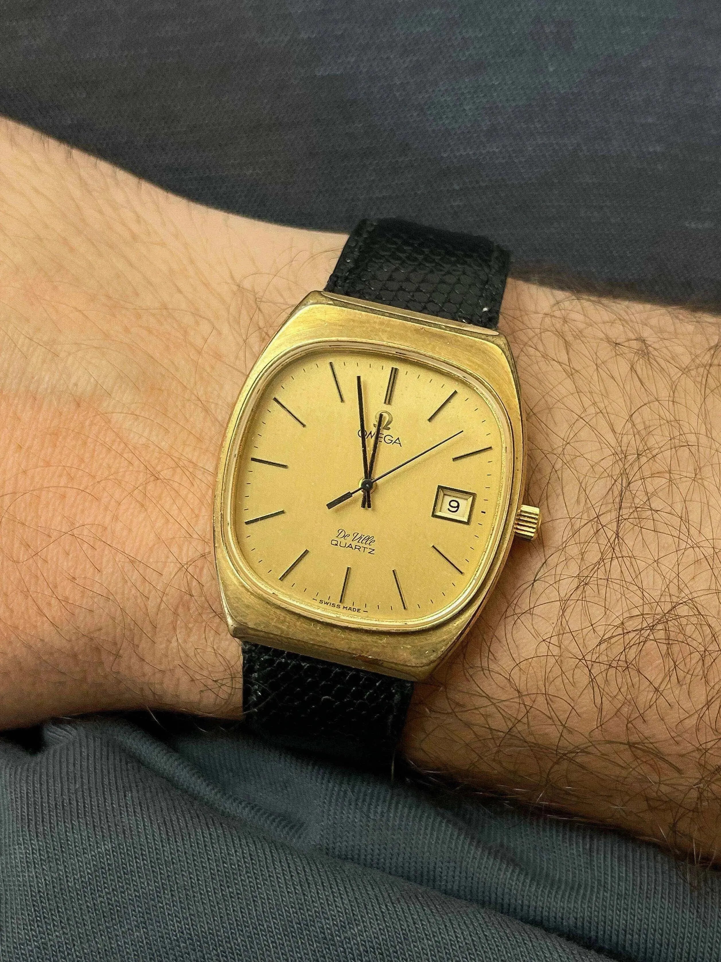 Omega - De Ville Oversize Gold - 1978 - Atelier Victor Paris - Vintage Watch Shop Dubai