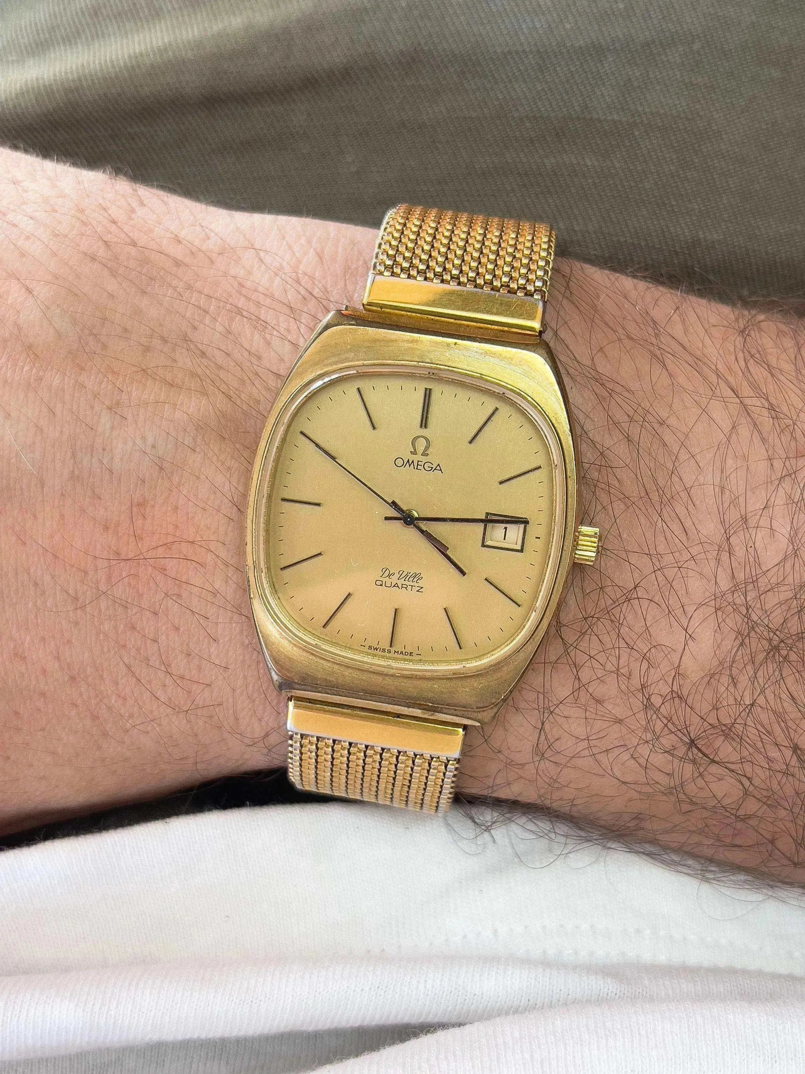 Omega - De Ville Oversize Gold - 1978 - Atelier Victor - Vintage Shop