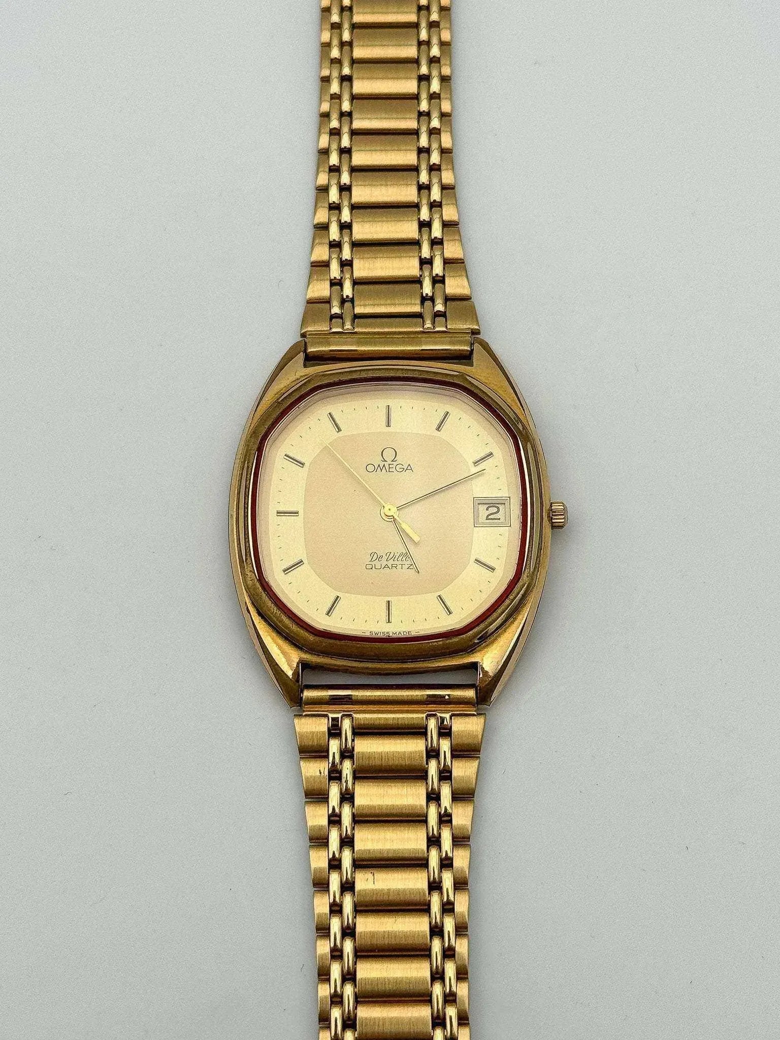 Omega - De Ville Oversized Tonneau Gold - 1978 - Atelier Victor Paris - Vintage Watch Shop Dubai