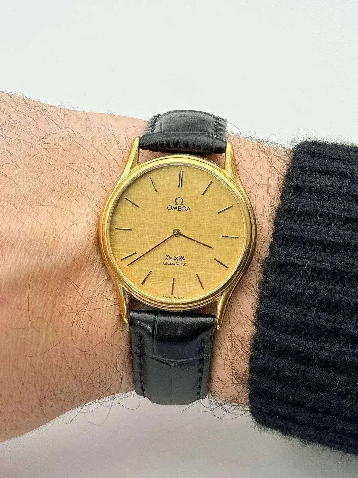 Omega - De Ville Plaqué or Cadran Lin - 1979 - Atelier Victor