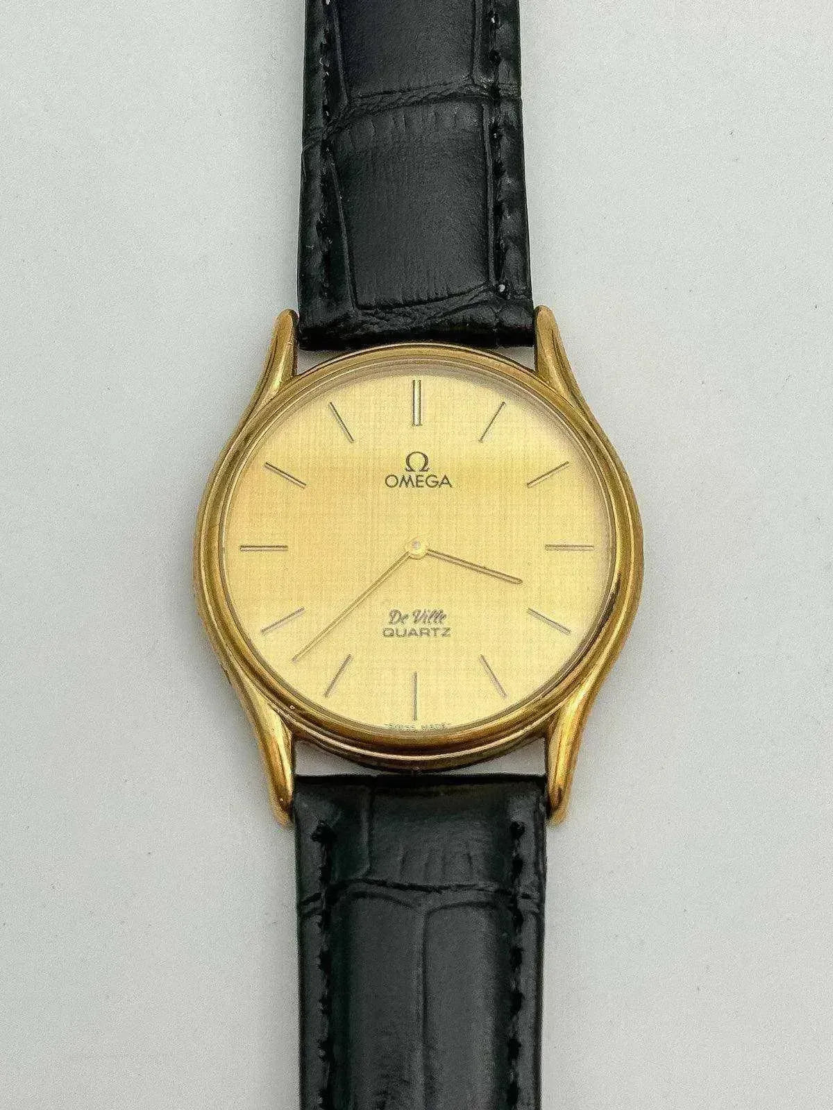 Omega - De Ville Plaqué or Cadran Lin - 1979 - Atelier Victor