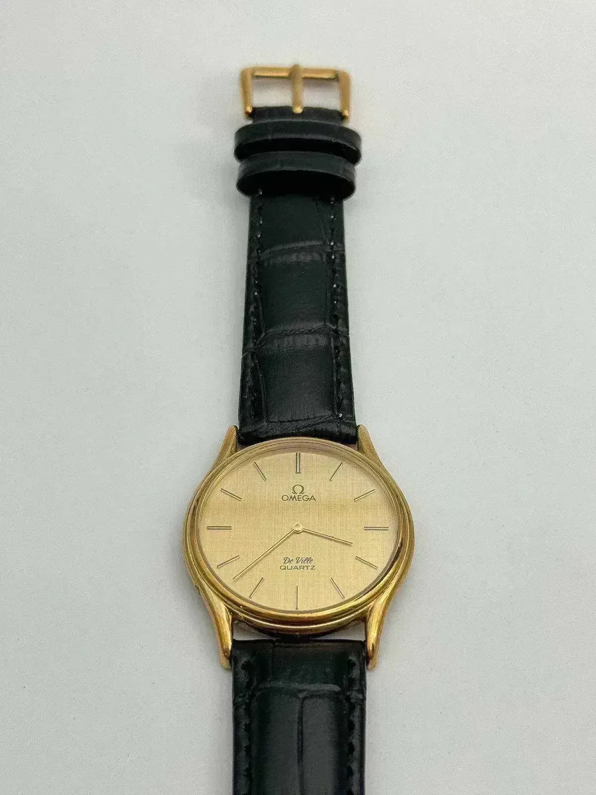 Omega - De Ville Plaqué or Cadran Lin - 1979 - Atelier Victor
