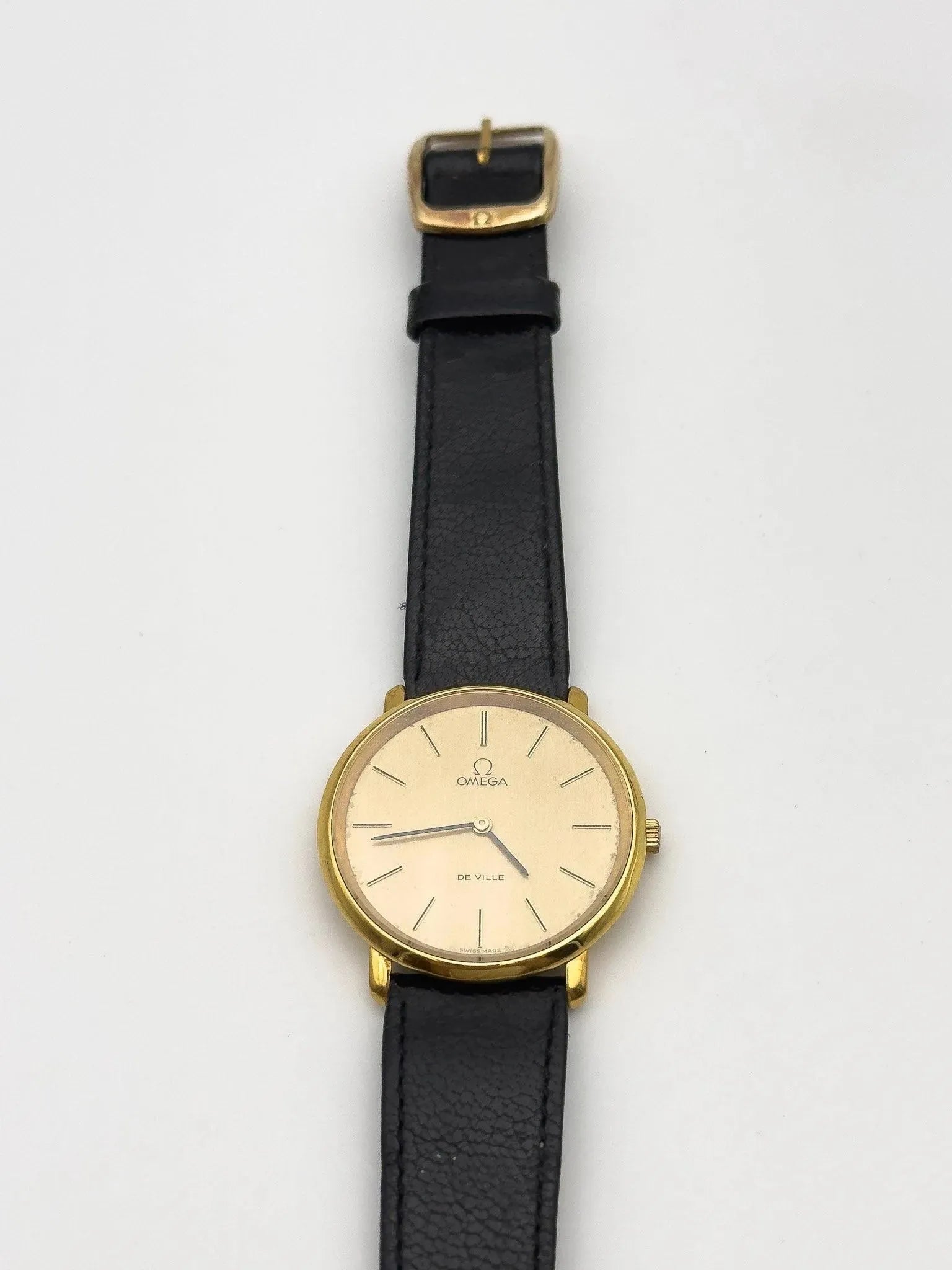 Omega - De Ville Plaqué or circle - 1973 - Atelier Victor Paris - Vintage Watch Shop Dubai