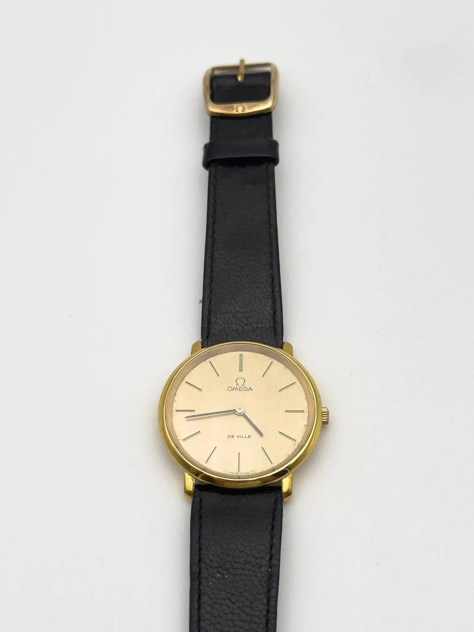 Omega - De Ville Plaqué or circle - 1973 - Atelier Victor - Vintage Shop
