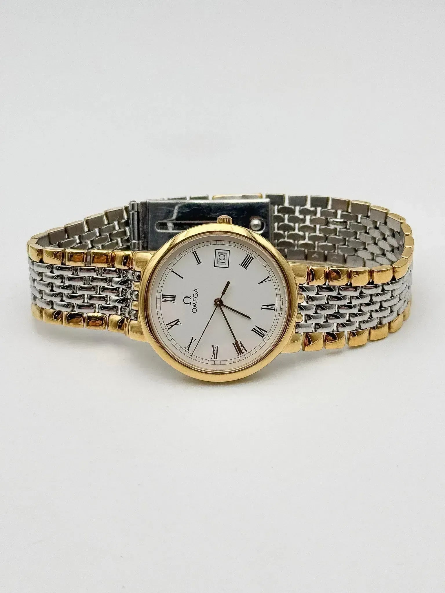 Omega - De Ville Romain Acier Or - NOS - FULL SET - 1994 - Atelier Victor