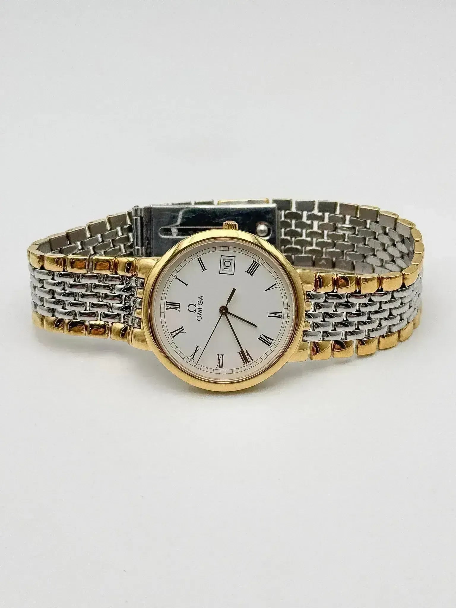Omega - De Ville Romain Acier Or - NOS - FULL SET - 1994 - Atelier Victor
