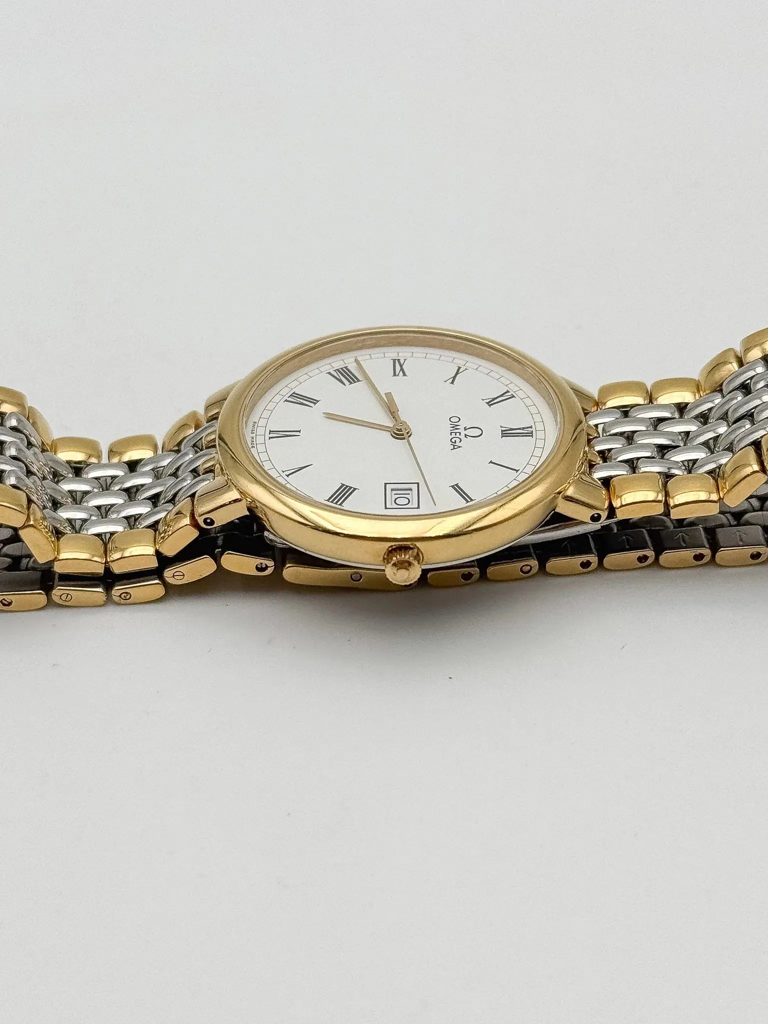 Omega - De Ville Romain Acier Or - NOS - FULL SET - 1994 - Atelier Victor Paris - Vintage Watch Shop Dubai