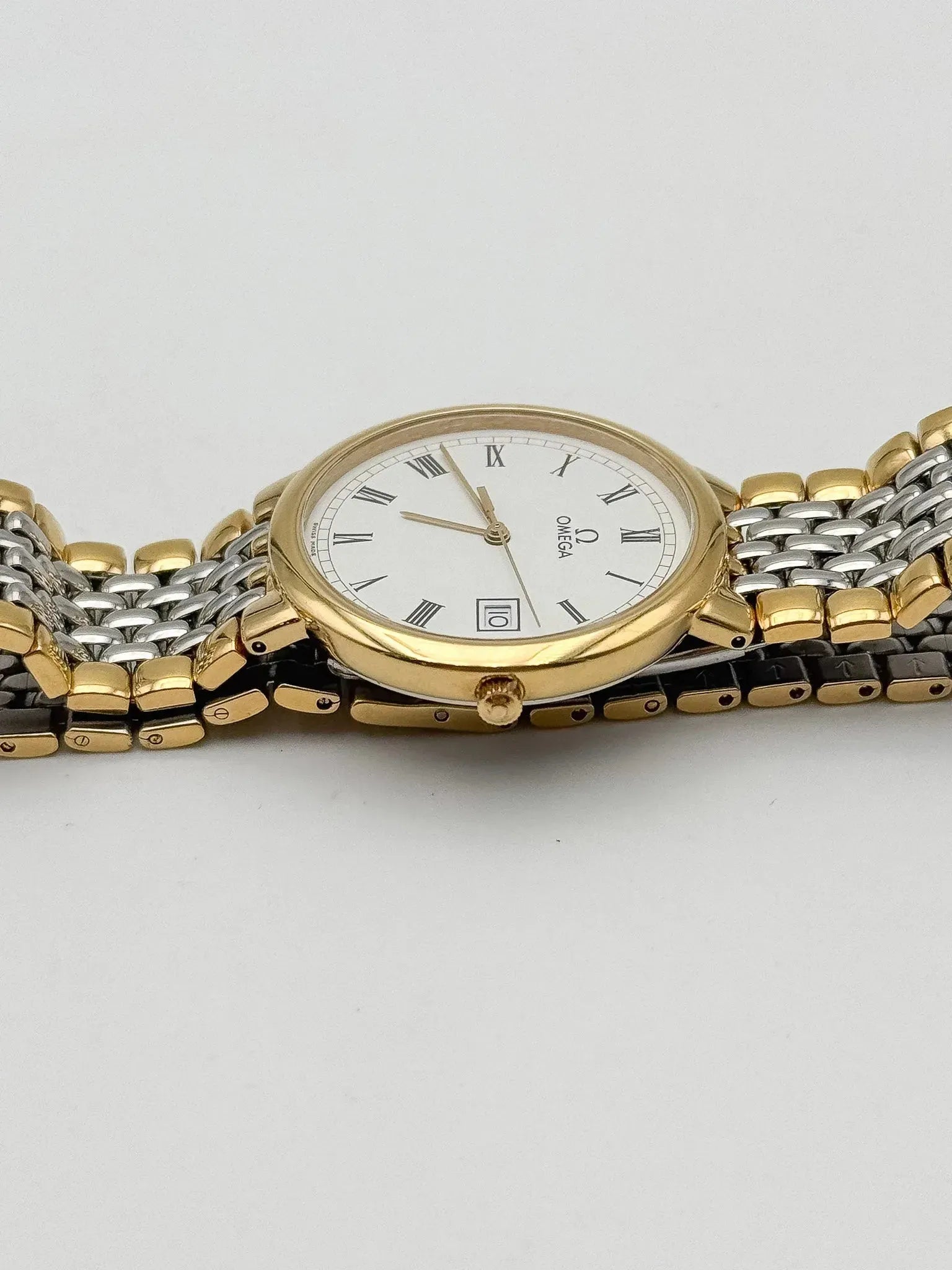 Omega - De Ville Romain Acier Or - NOS - FULL SET - 1994 - Atelier Victor - Vintage Shop