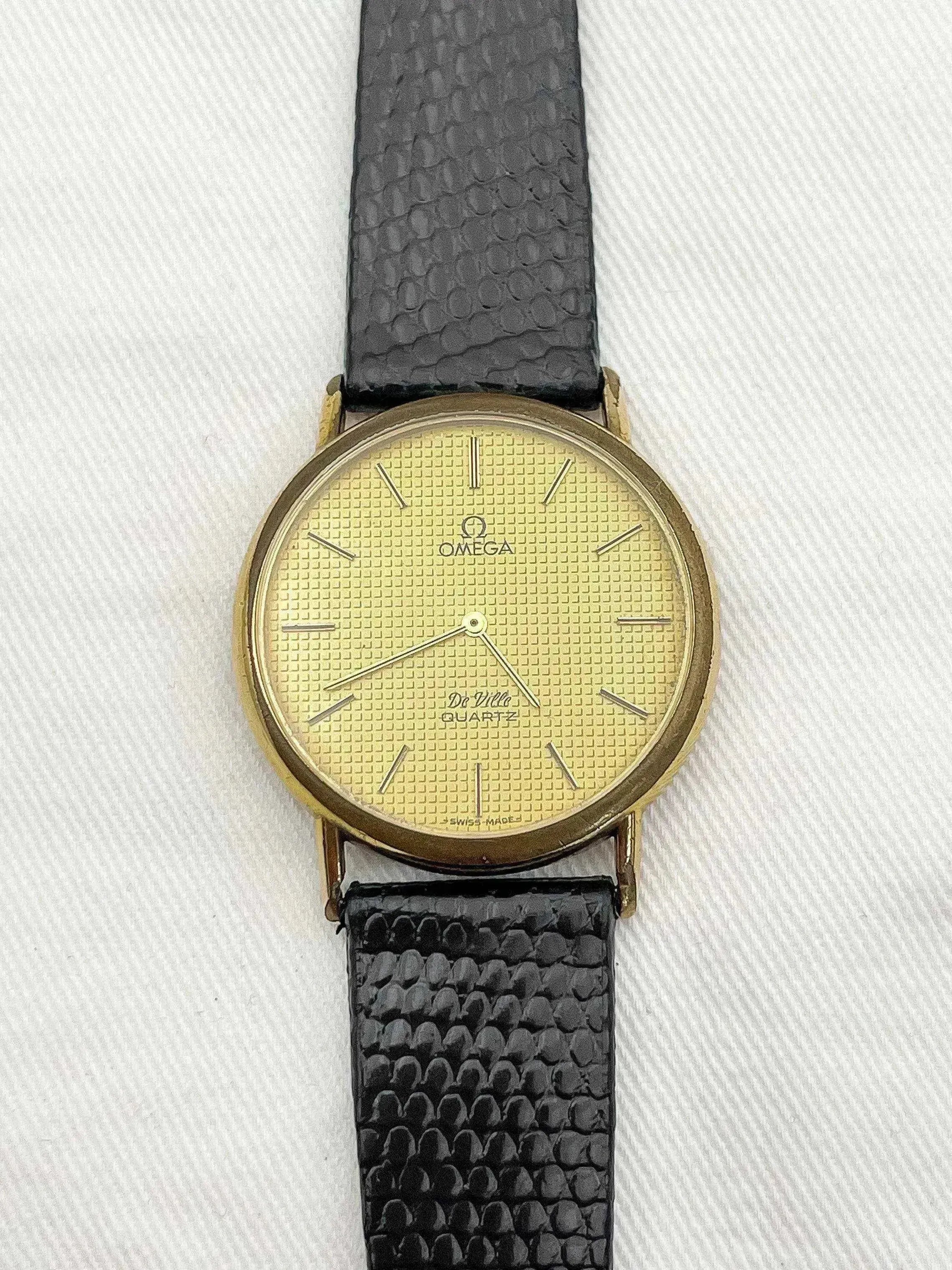 Omega - De Ville Ronde Plaqué or cadran clous de paris - 1981 - Atelier Victor