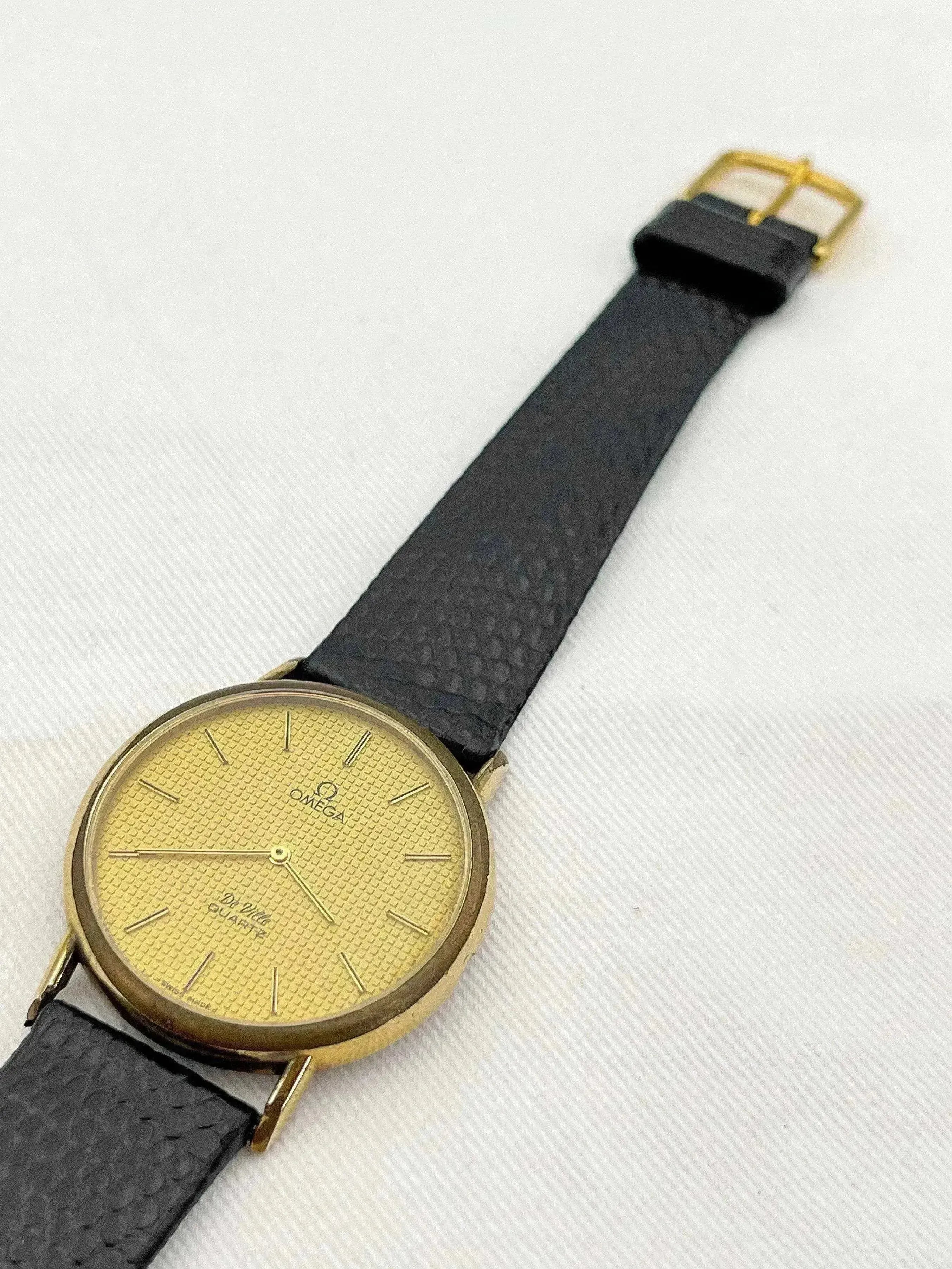 Omega - De Ville Ronde Plaqué or cadran clous de paris - 1981 - Atelier Victor