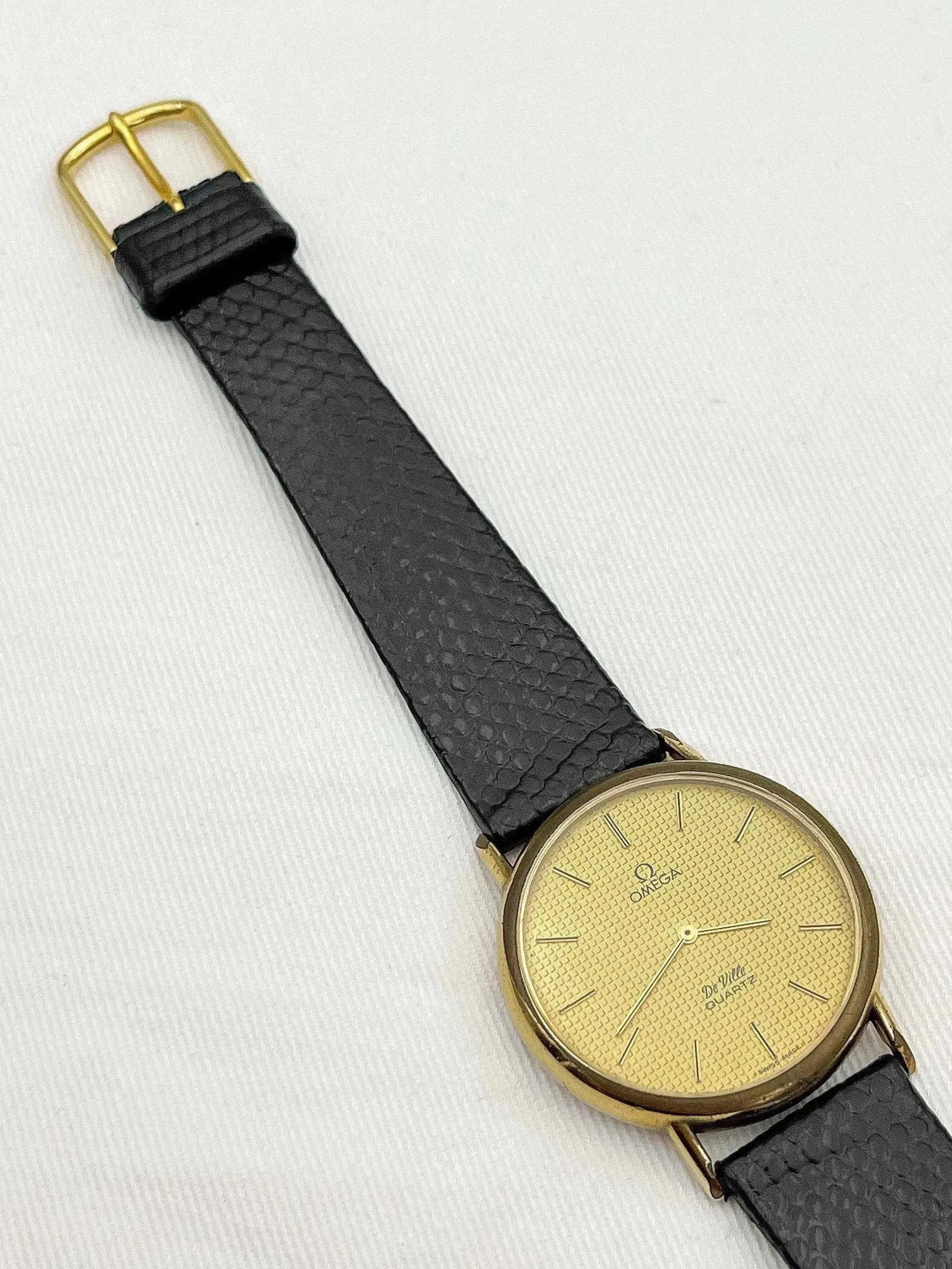 Omega - De Ville Ronde Plaqué or cadran clous de paris - 1981 - Atelier Victor