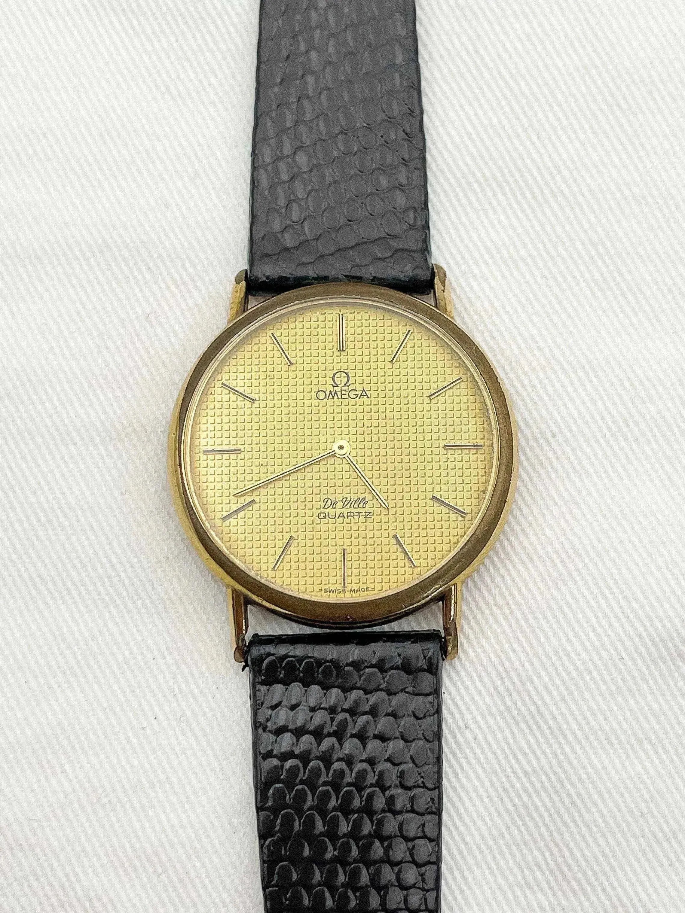 Omega - De Ville Ronde Plaqué or cadran clous de paris - 1981 - Atelier Victor