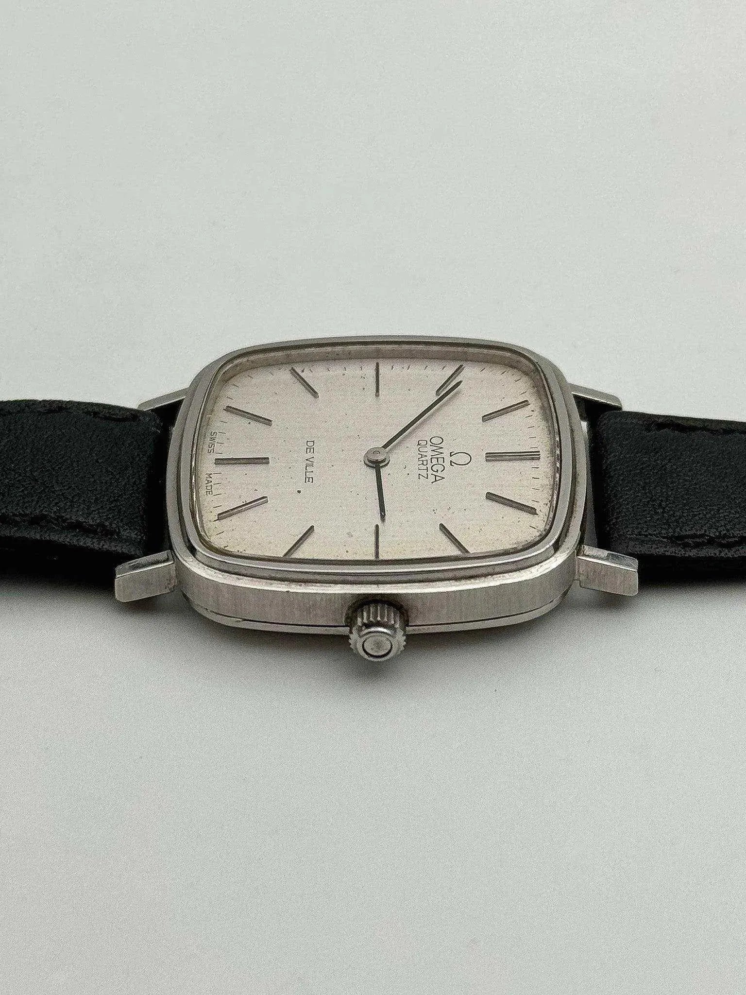 Omega - De Ville Square Grey - 1976 - Atelier Victor Paris - Vintage Watch Shop Dubai