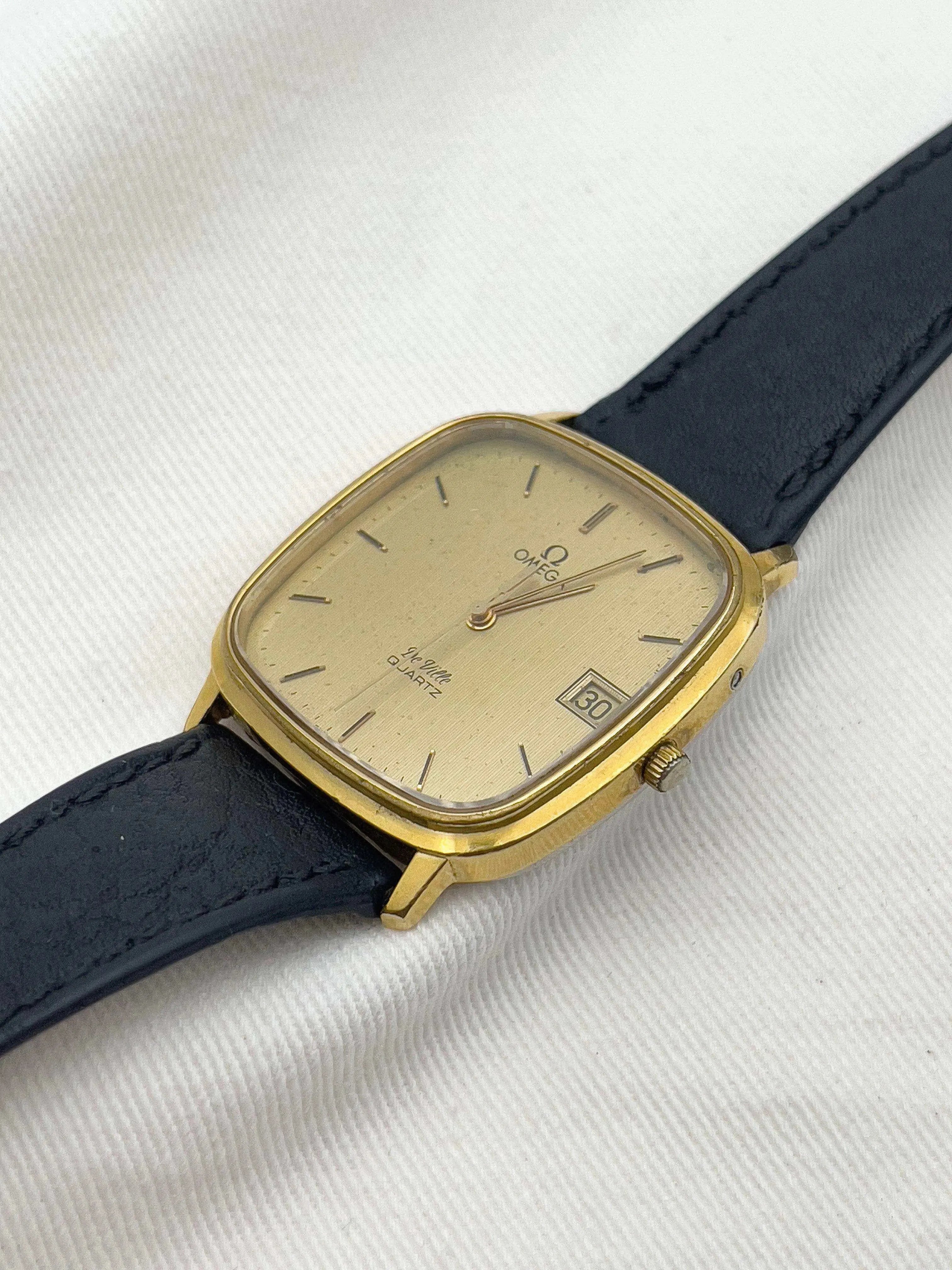 Omega - De Ville Tapissé Gold - 1979 - Atelier Victor Paris - Vintage Watch Shop Dubai