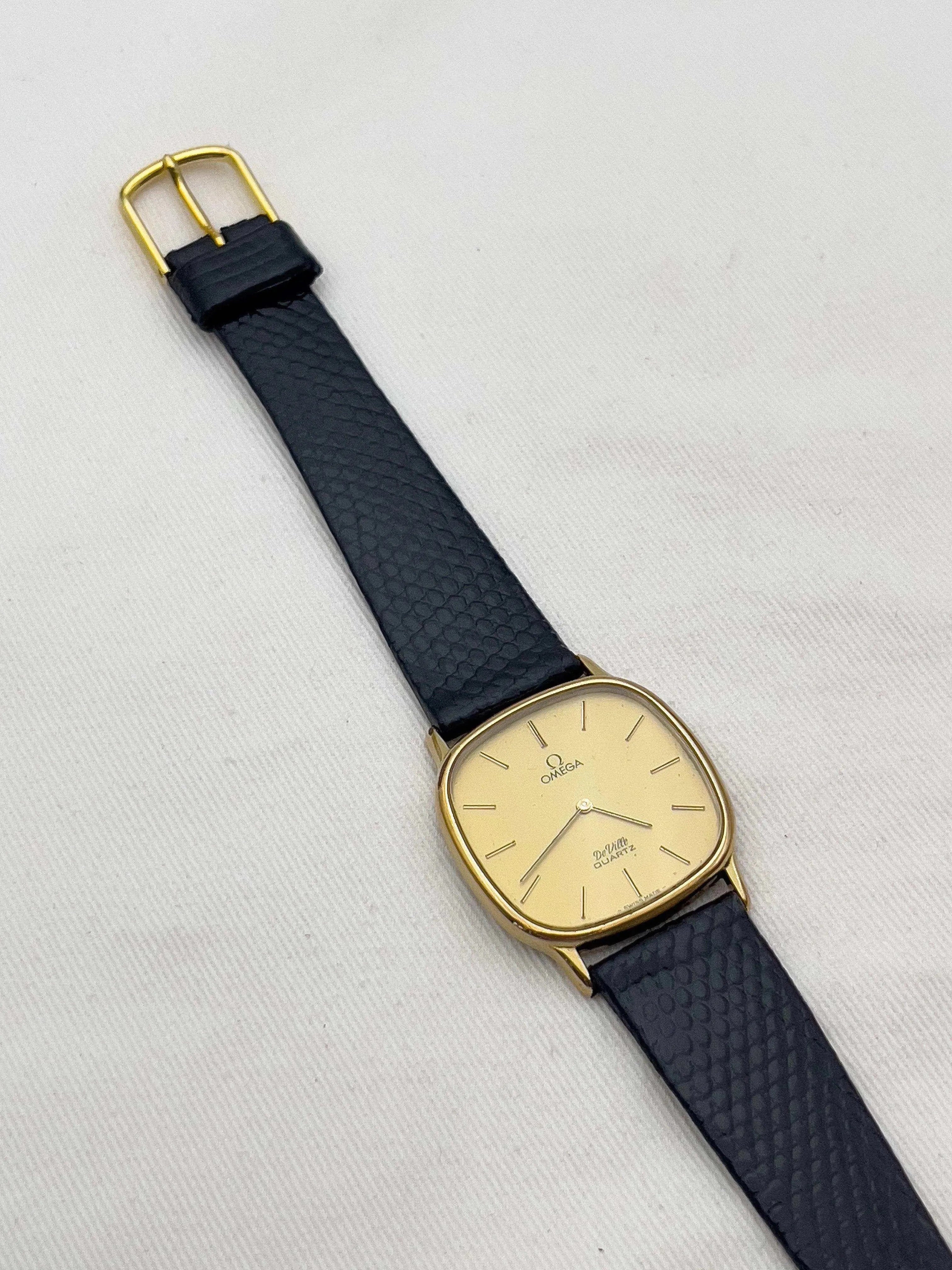 Omega - De Ville Tonneau Gold - 1970's - Atelier Victor Paris - Vintage Watch Shop Dubai