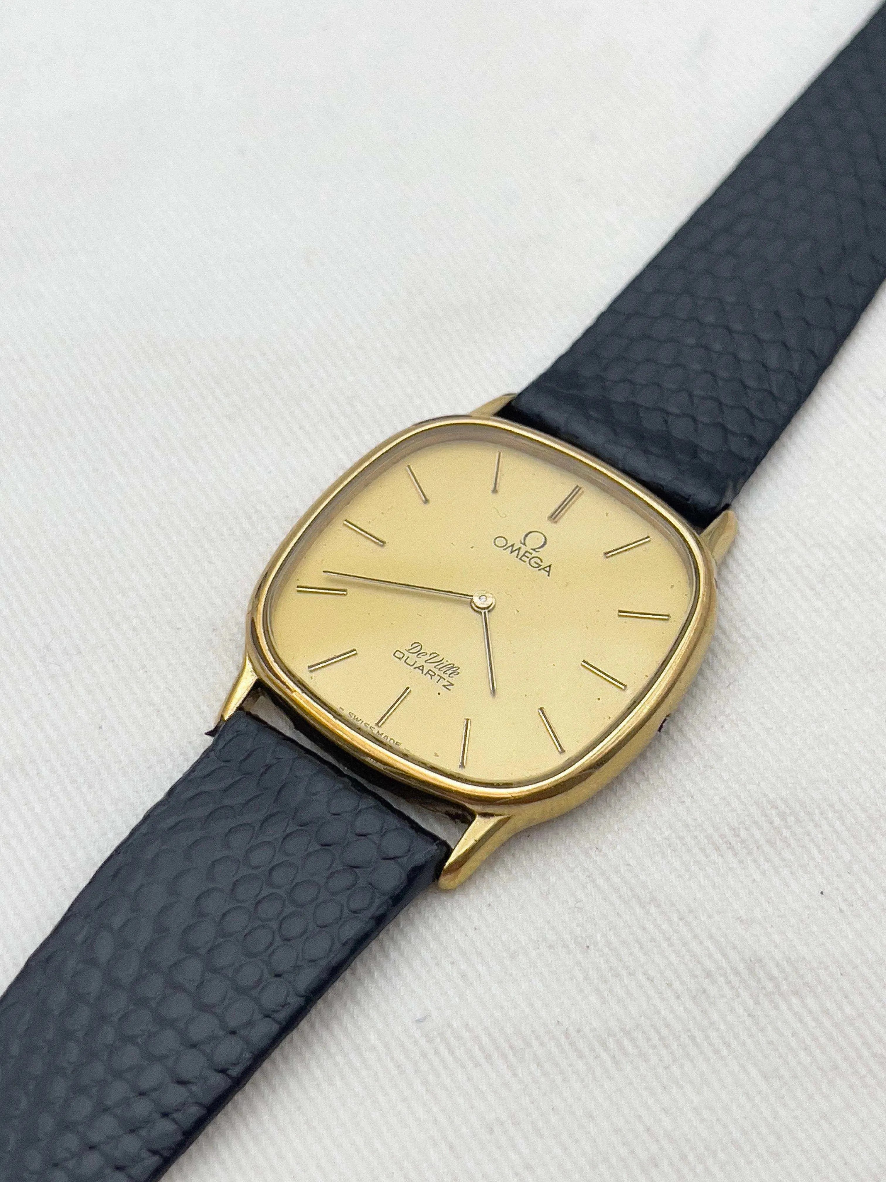 Omega - De Ville Tonneau Gold - 1970's - Atelier Victor Paris - Vintage Watch Shop Dubai