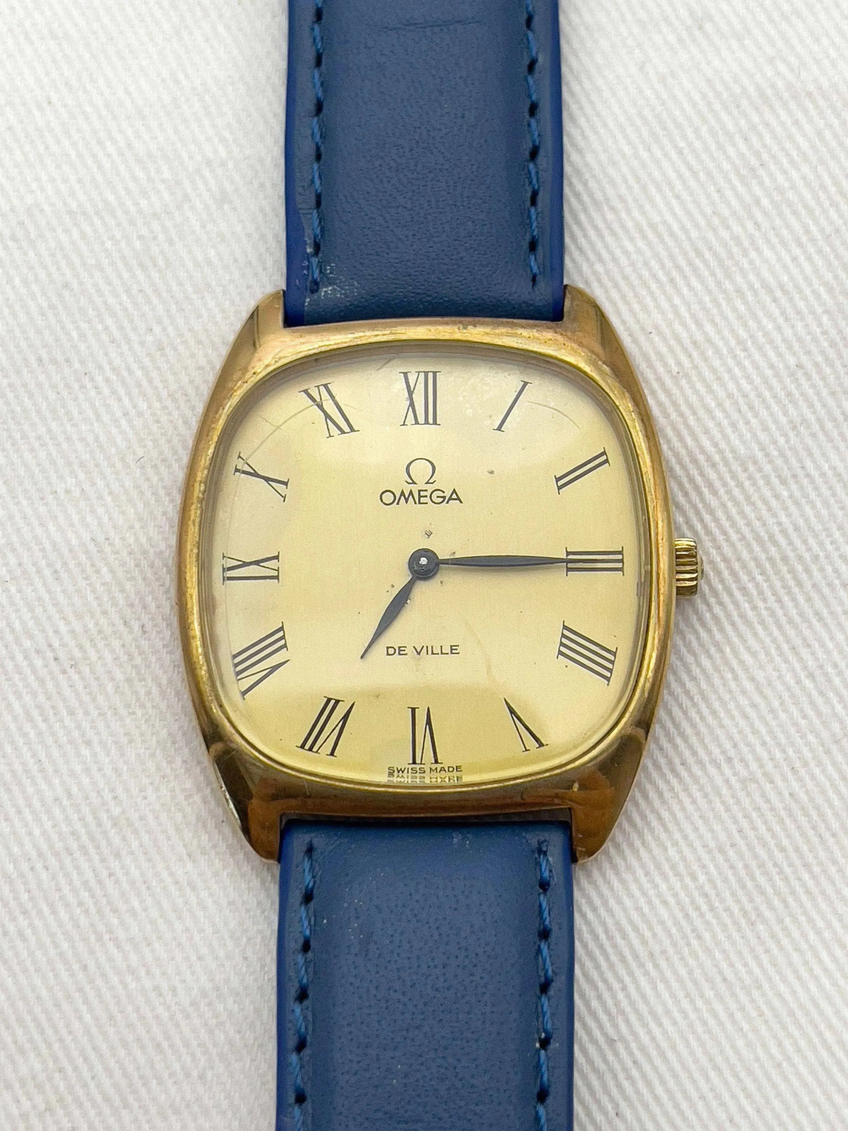 Omega - De Ville Tonneau Gold Romain - 1975 - Atelier Victor - Vintage Shop