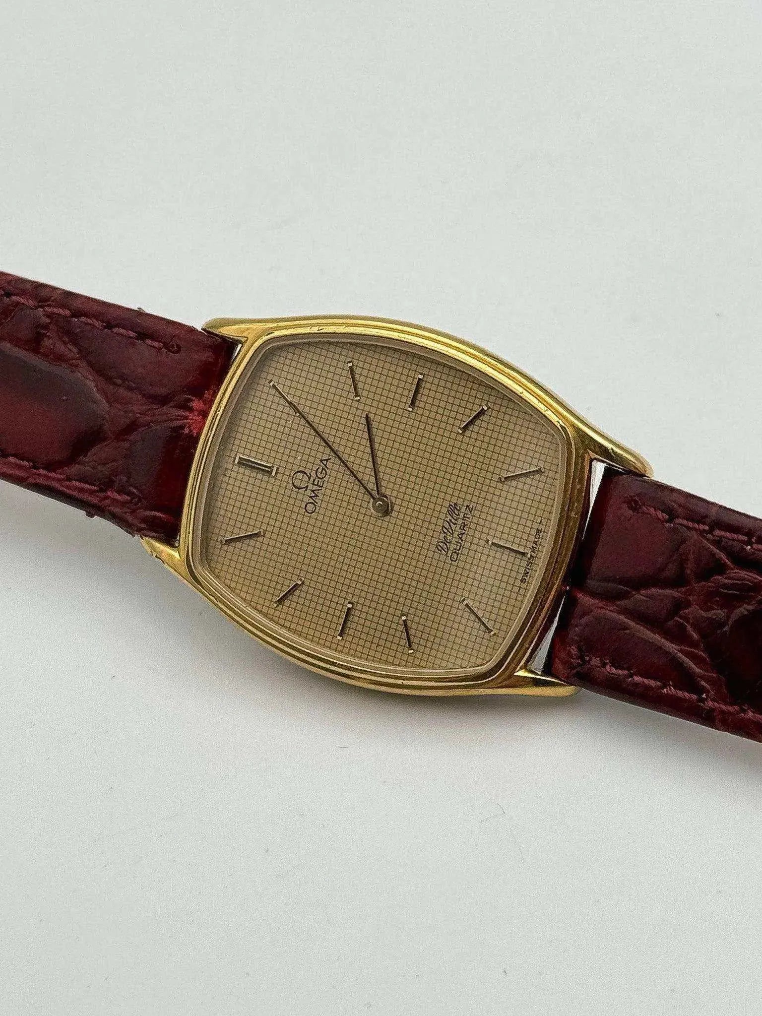 Omega - De Ville Tonneau Nid D’Abeille - 1980 - Atelier Victor - Vintage Shop