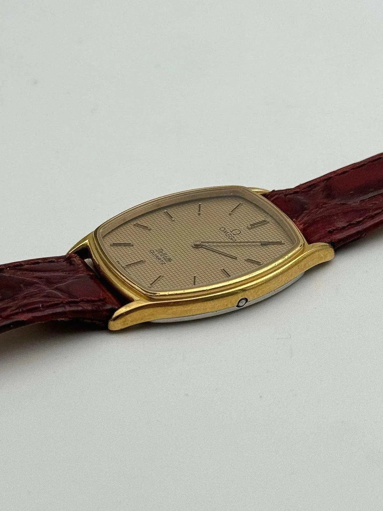 Omega - De Ville Tonneau Nid D’Abeille - 1980 - Atelier Victor - Vintage Shop