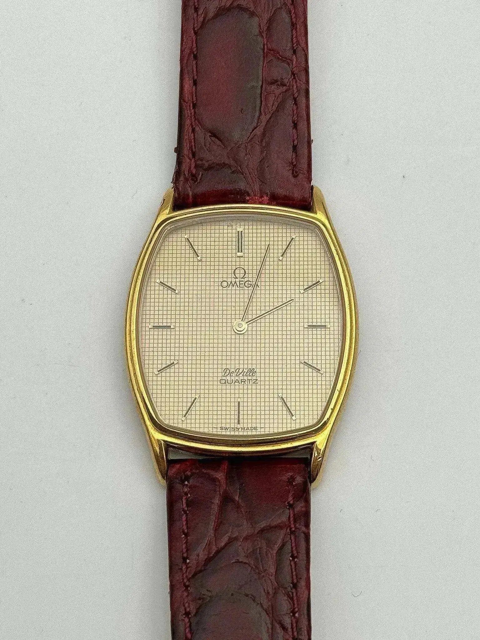 Omega - De Ville Tonneau Nid D’Abeille - 1980 - Atelier Victor - Vintage Shop
