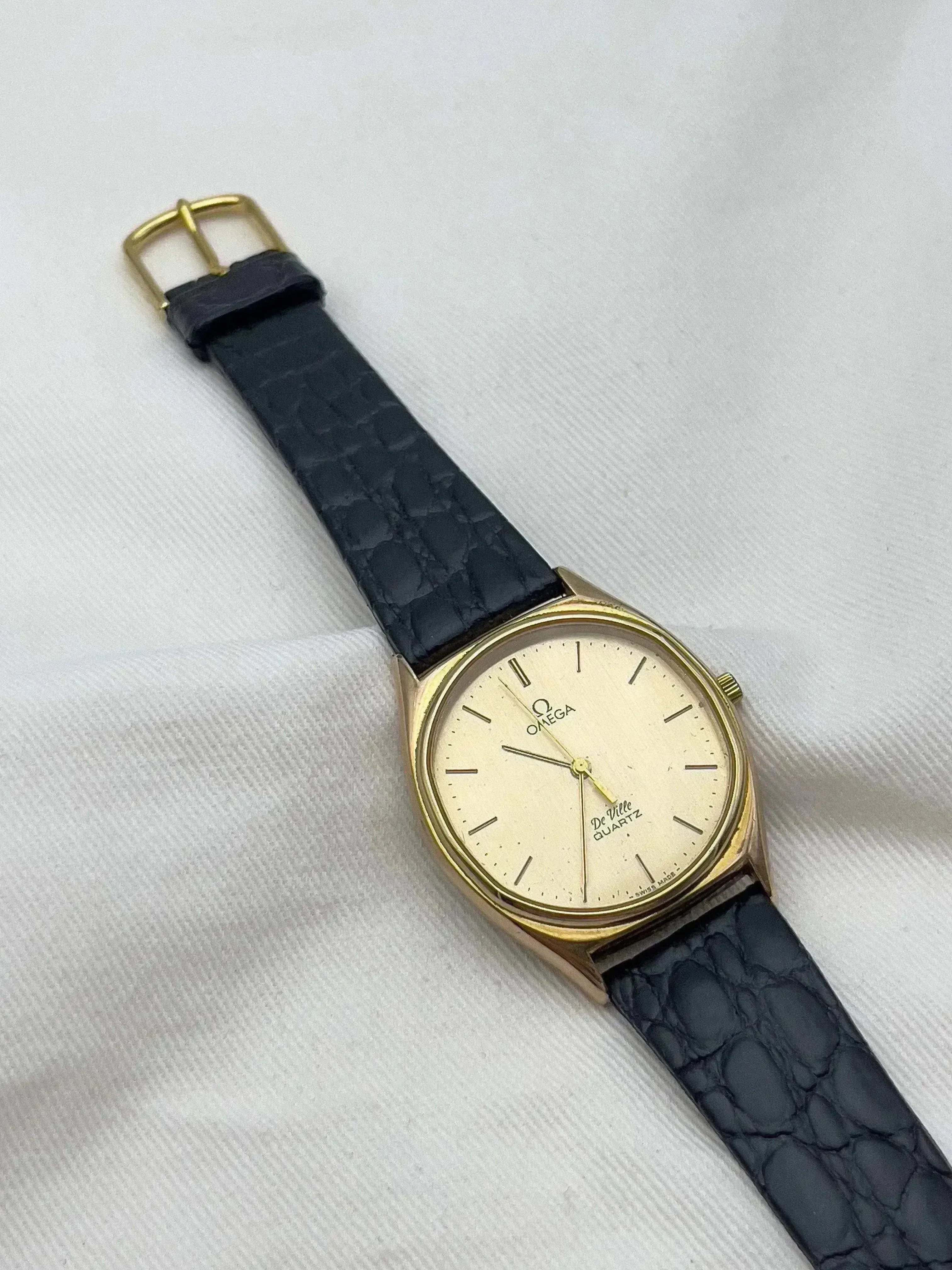 Omega - De Ville Tonneau Plaqué Or Seconde - 1979 - Atelier Victor