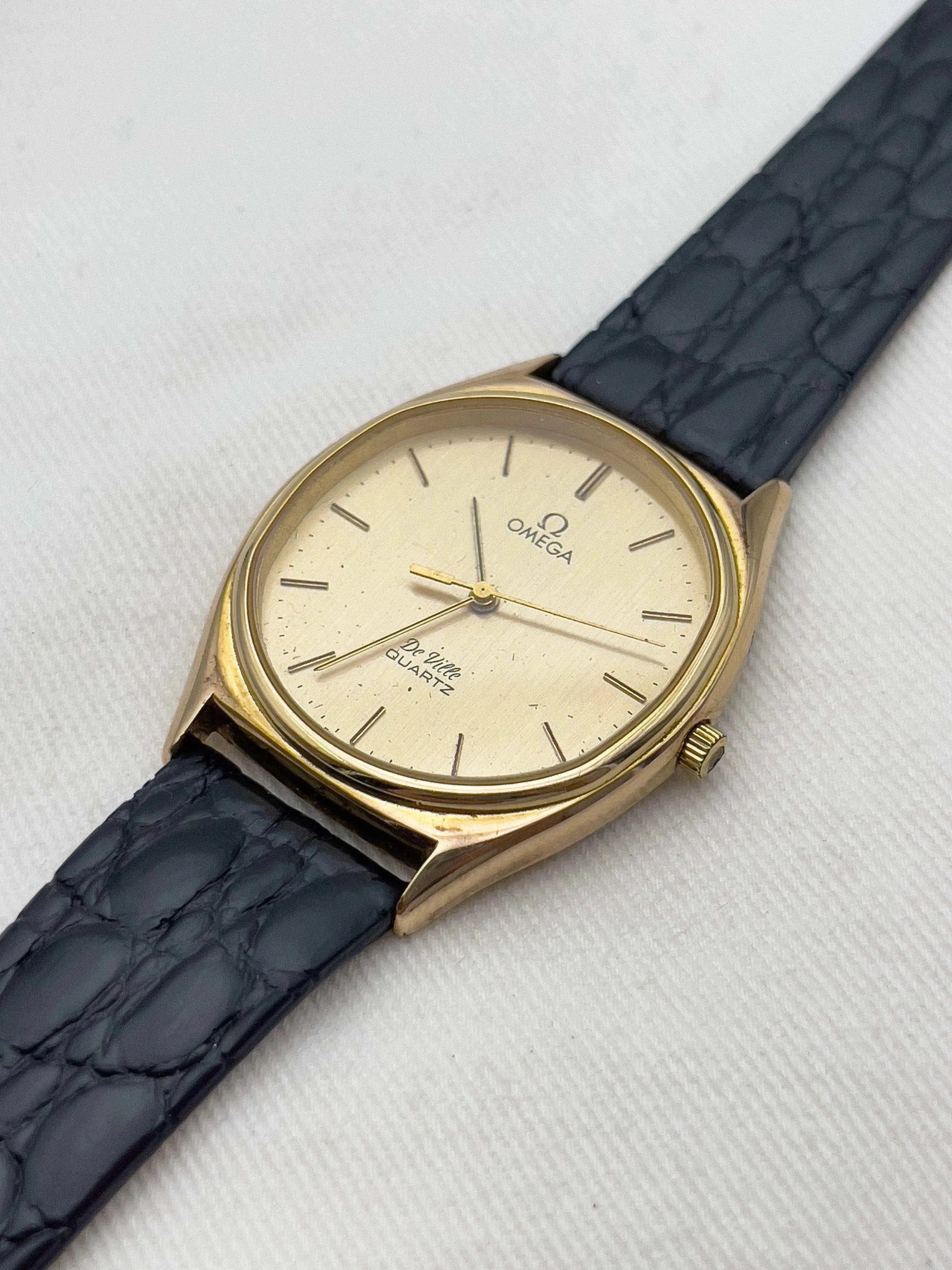 Omega - De Ville Tonneau Plaqué Or Seconde - 1979 - Atelier Victor - Vintage Shop