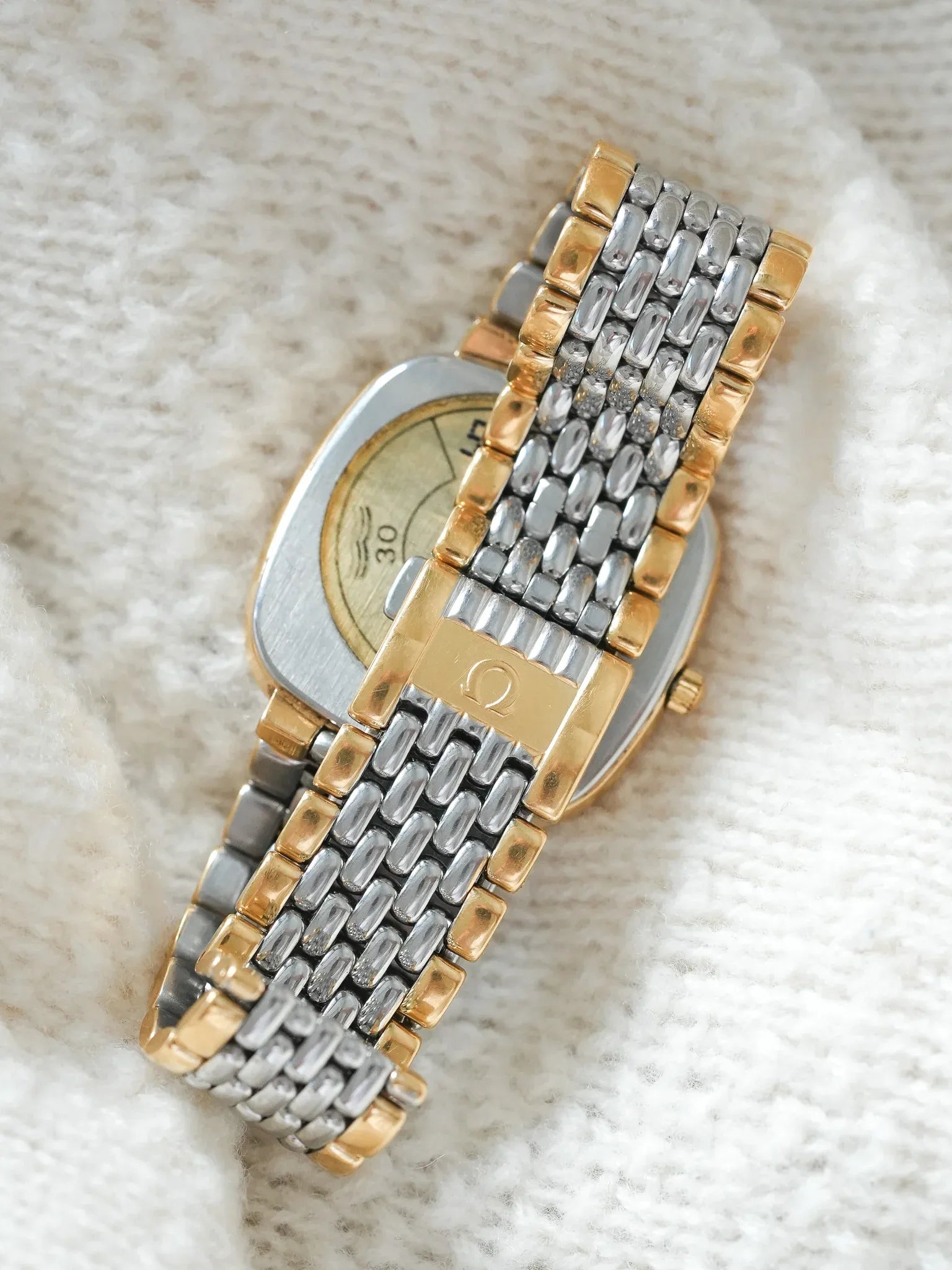 Omega - De Ville TV Grain de riz Acier Or - 1986 - Atelier Victor