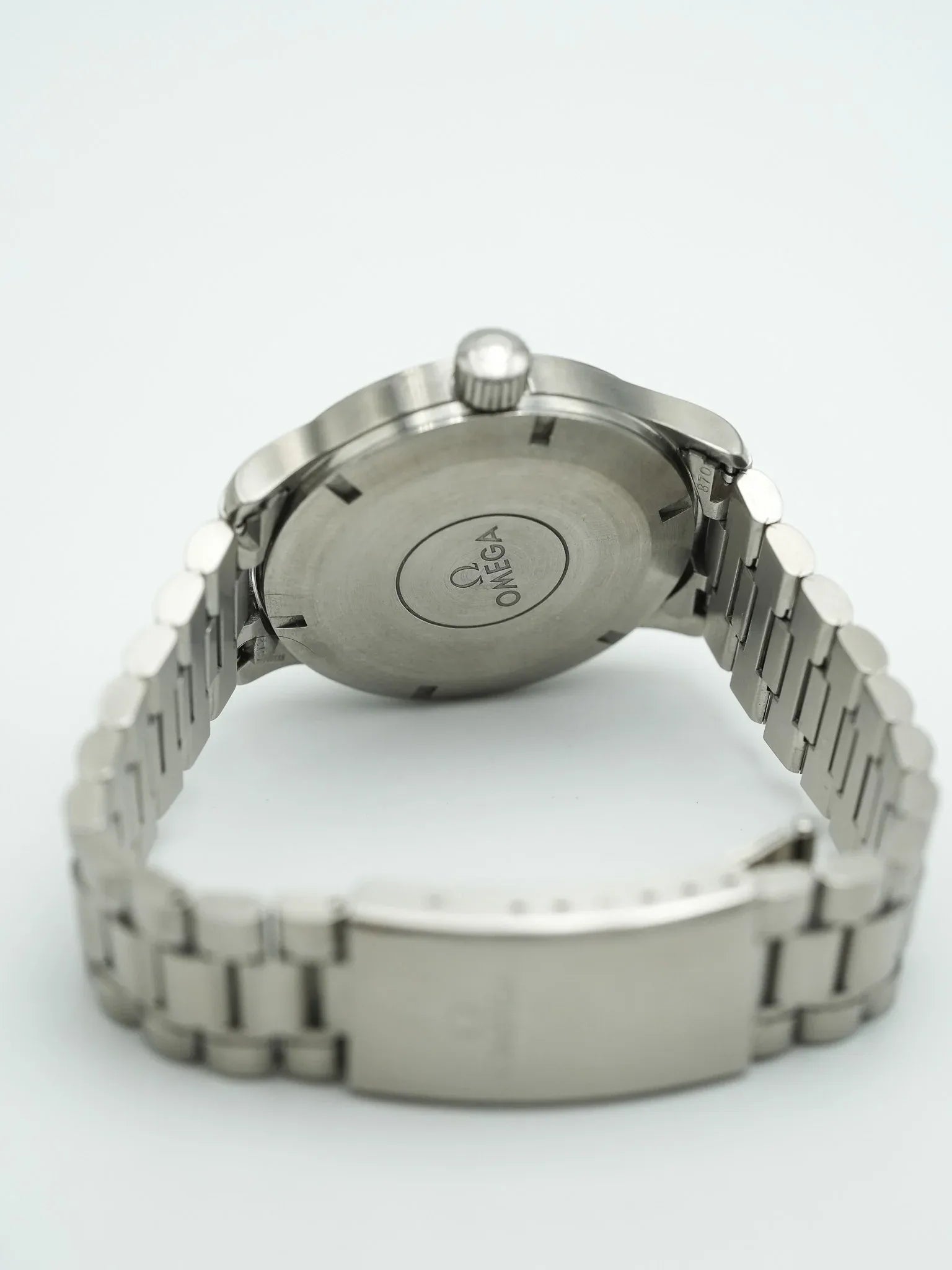 Omega - Dynamic III 166.0310 Fond Noir Index Patinés - 1990s - Atelier Victor - Vintage Shop