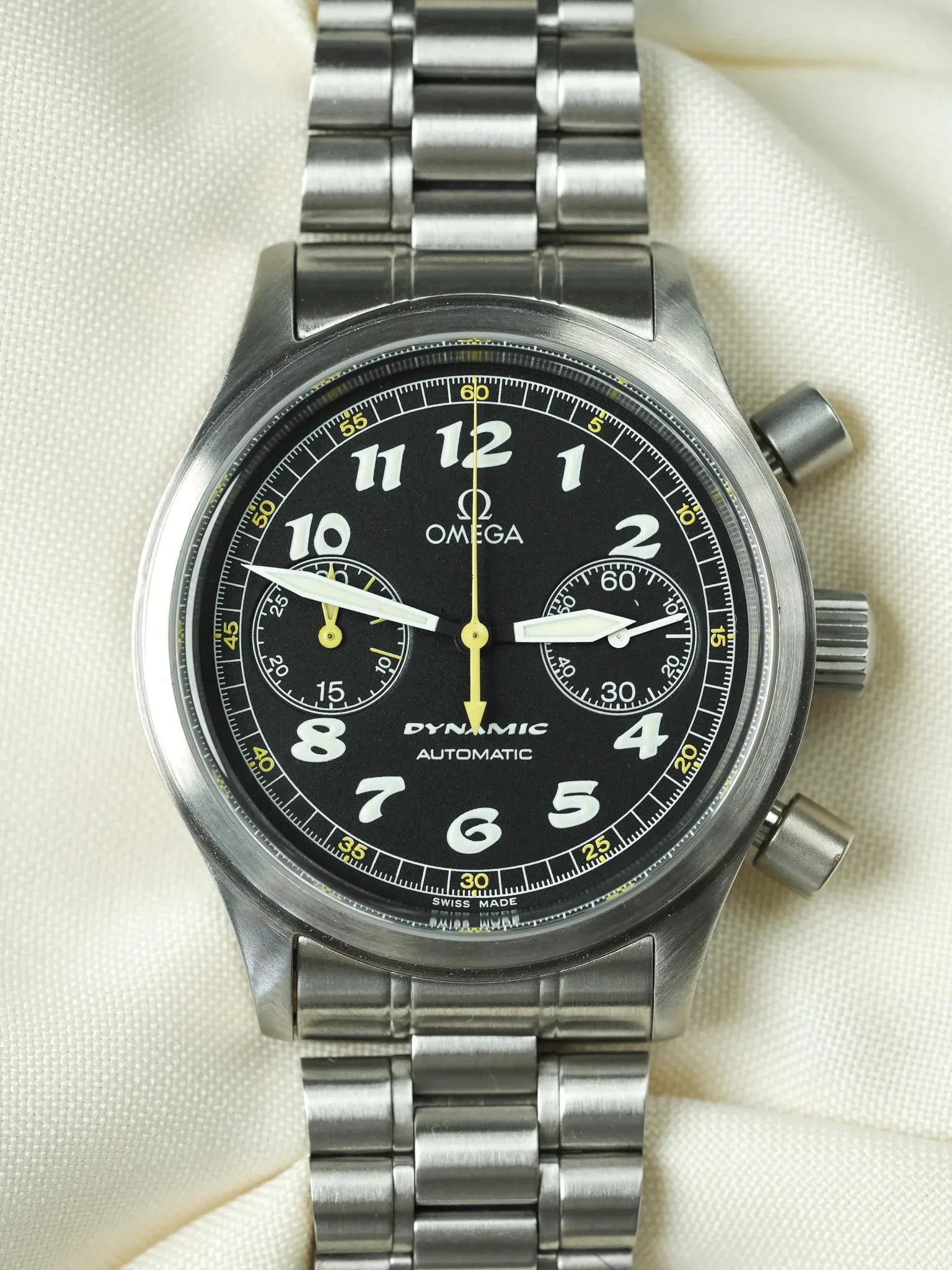 Omega - Dynamic III Chronographe 5240.5000 Fond Noir - 1990s - Atelier Victor