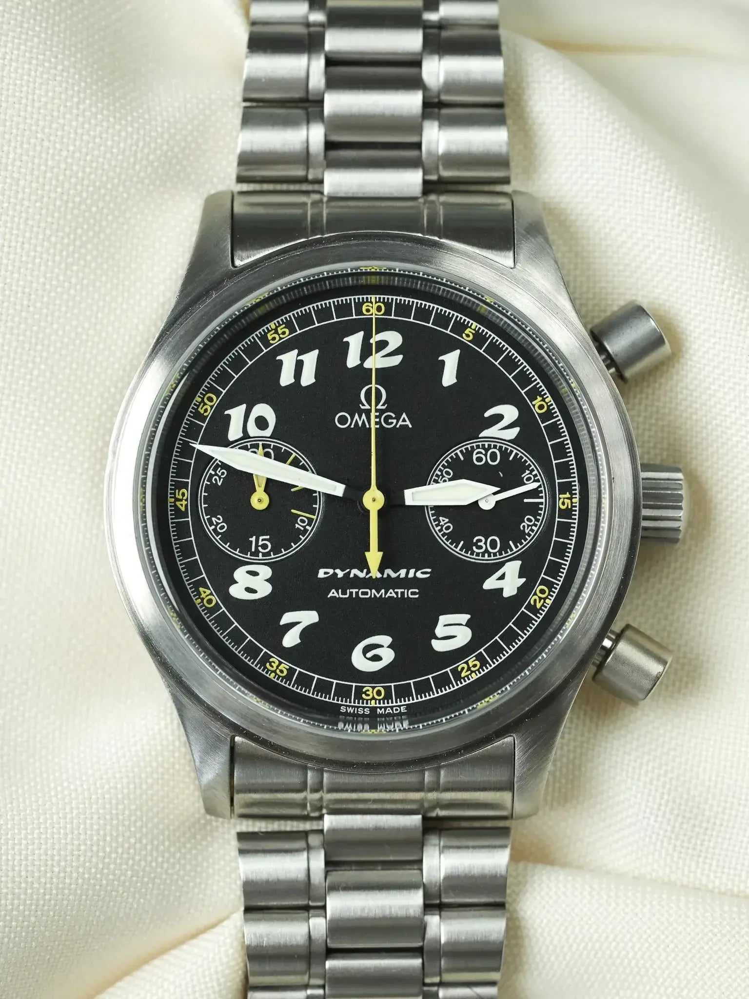 Omega - Dynamic III Chronographe 5240.5000 Fond Noir - 1990s - Atelier Victor