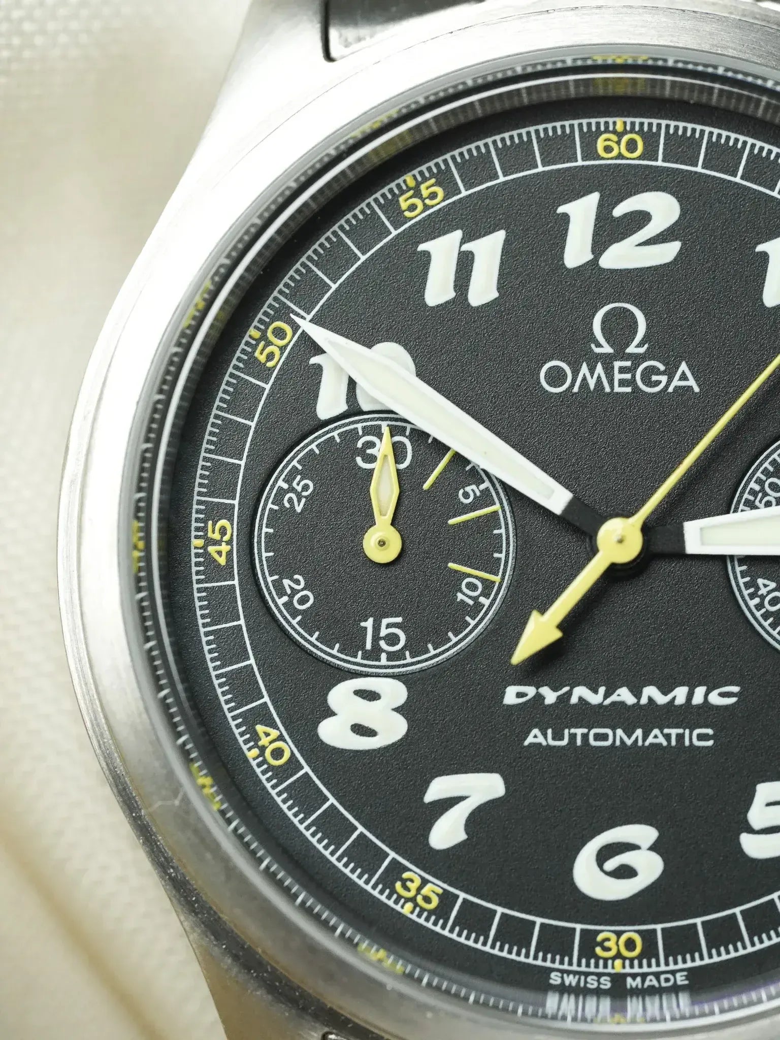 Omega - Dynamic III Chronographe 5240.5000 Fond Noir - 1990s - Atelier Victor