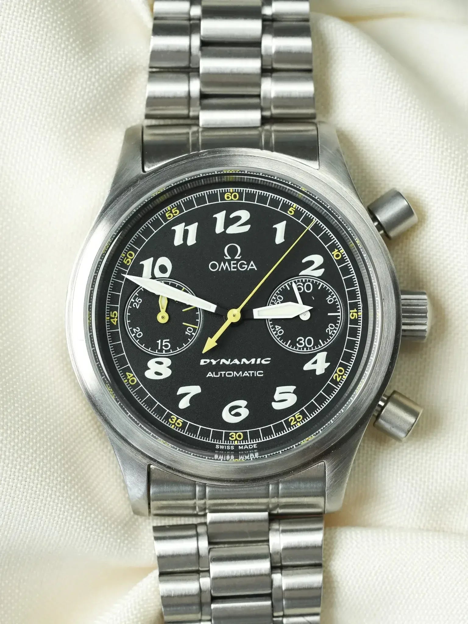 Omega - Dynamic III Chronographe 5240.5000 Fond Noir - 1990s - Atelier Victor