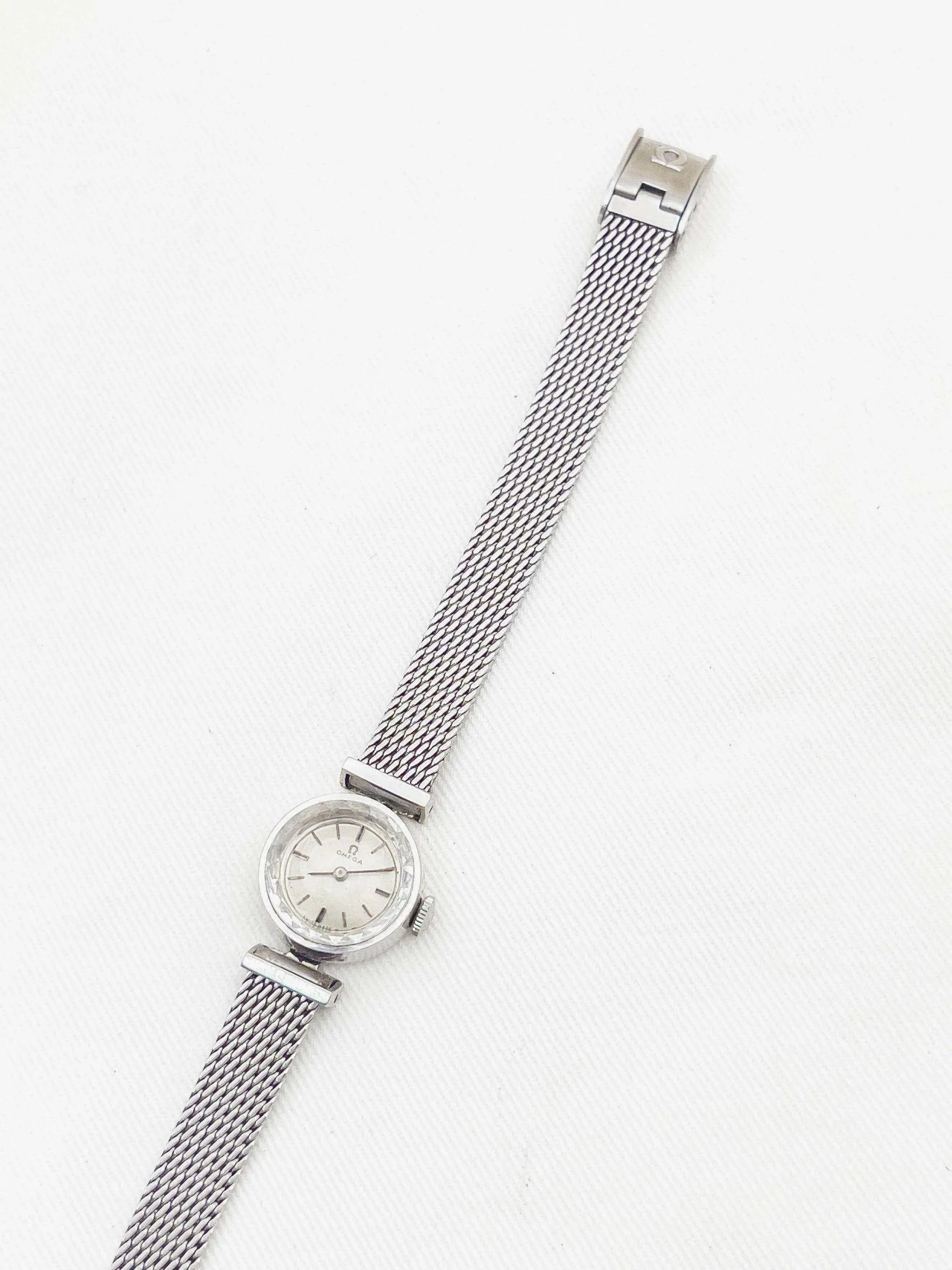 Omega - Femme Verre facette acier - 1961 - Atelier Victor