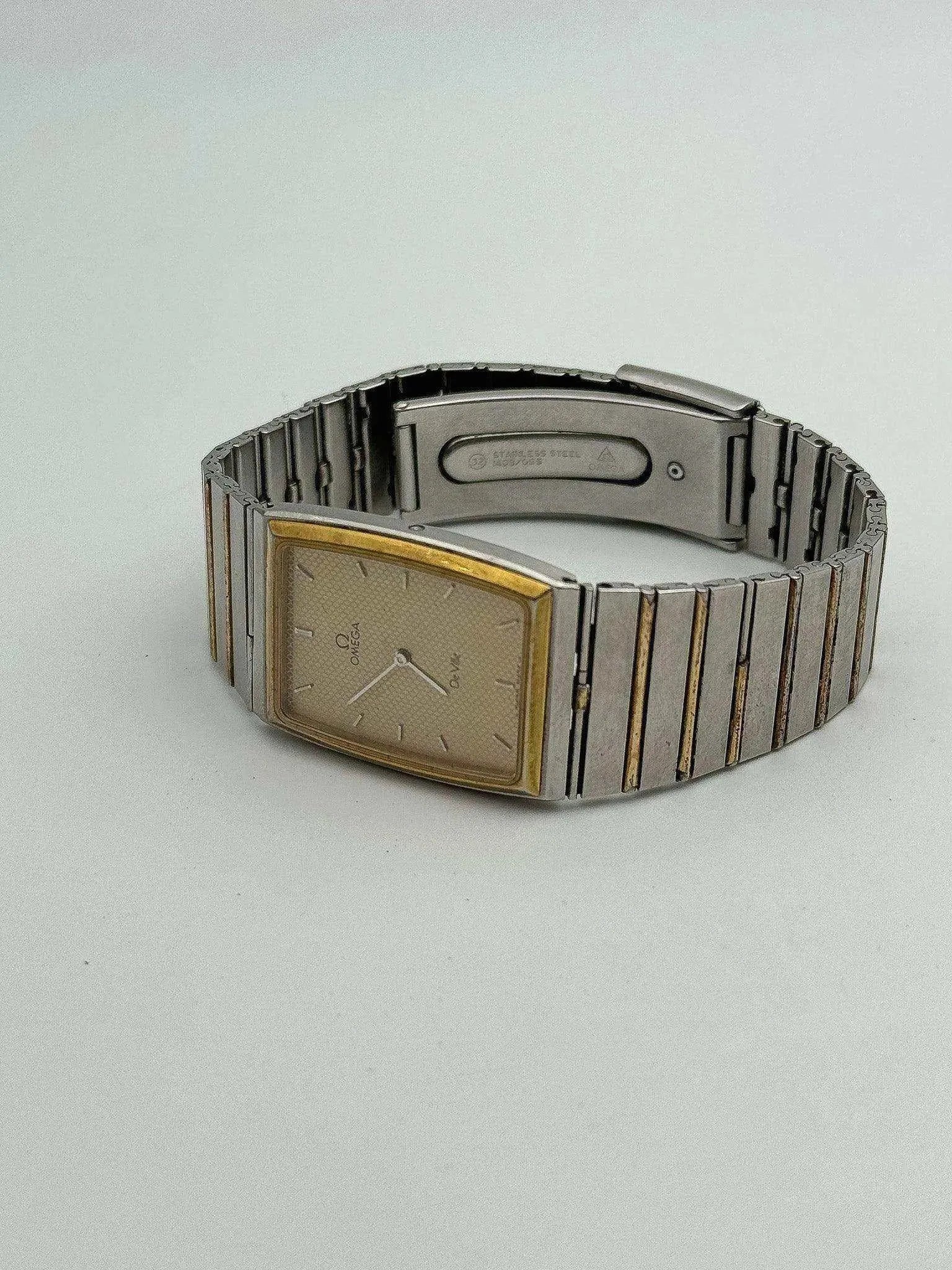 Omega - Full acier Tapissée - 1970s - Atelier Victor Paris - Vintage Watch Shop Dubai