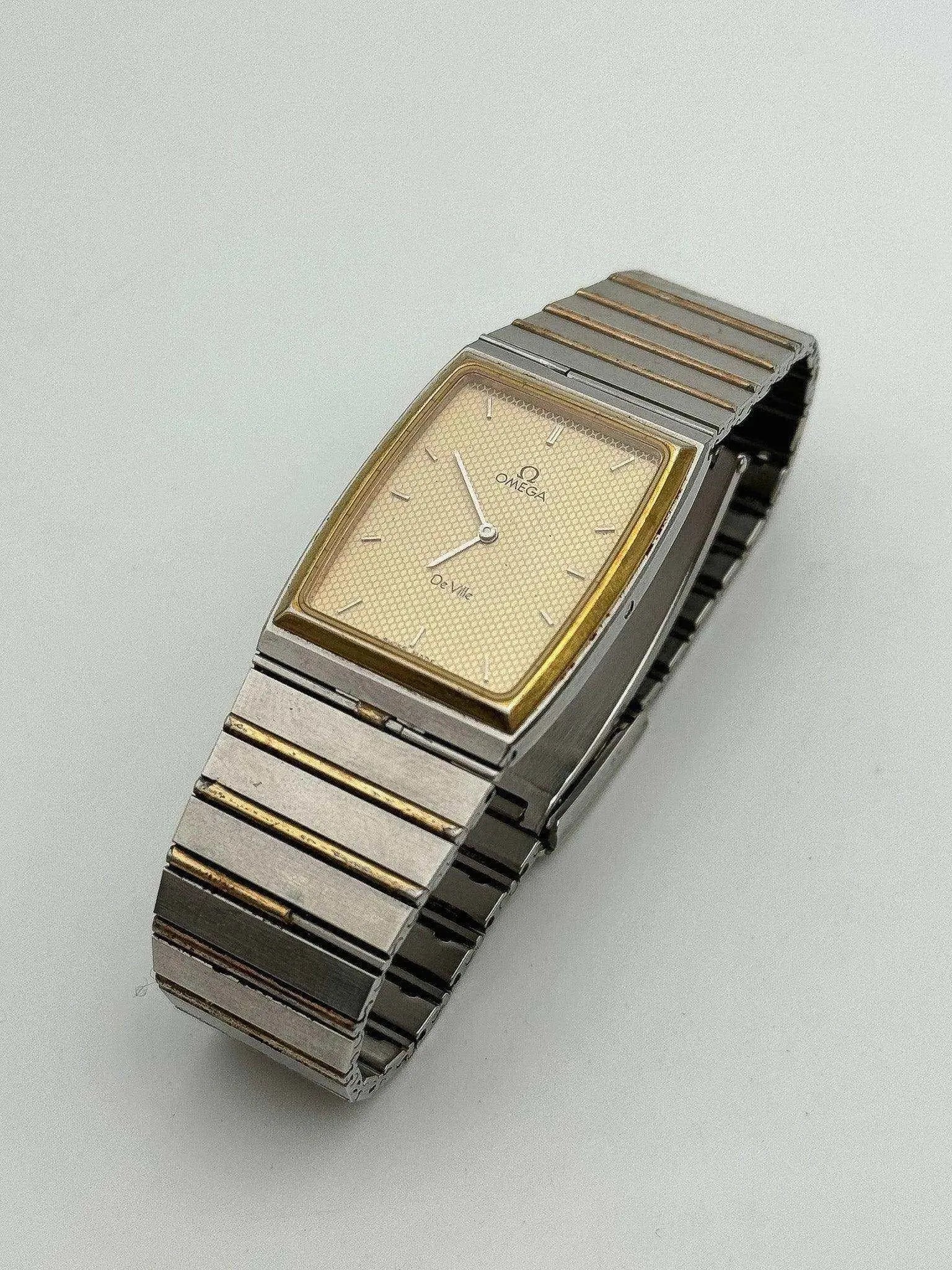 Omega - Full acier Tapissée - 1970s - Atelier Victor Paris - Vintage Watch Shop Dubai