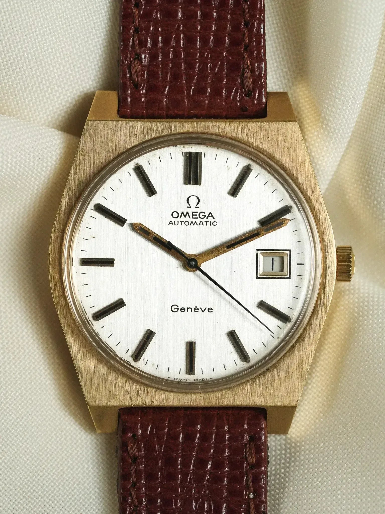 Omega - Genève 166.0118 Tonneau XL Plaqué or - 1972 - Atelier Victor
