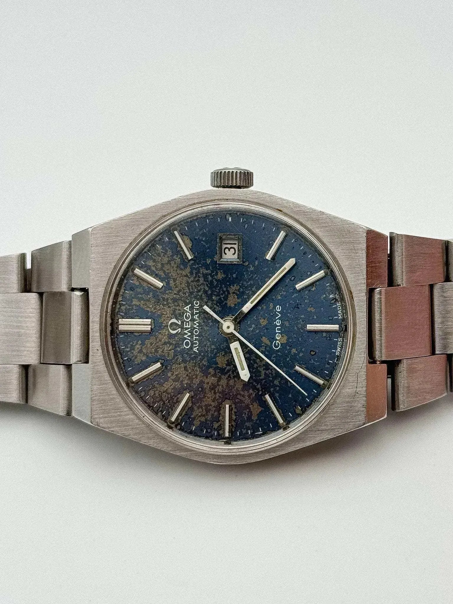 Omega - Genève Blue Patina - 1971 - Atelier Victor