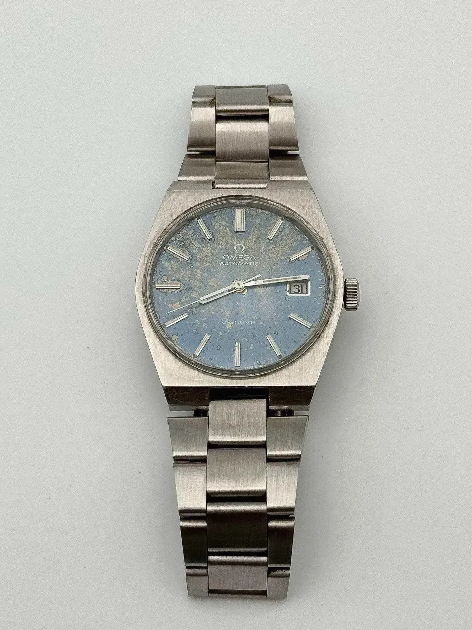 Omega - Genève Blue Patina - 1971 - Atelier Victor